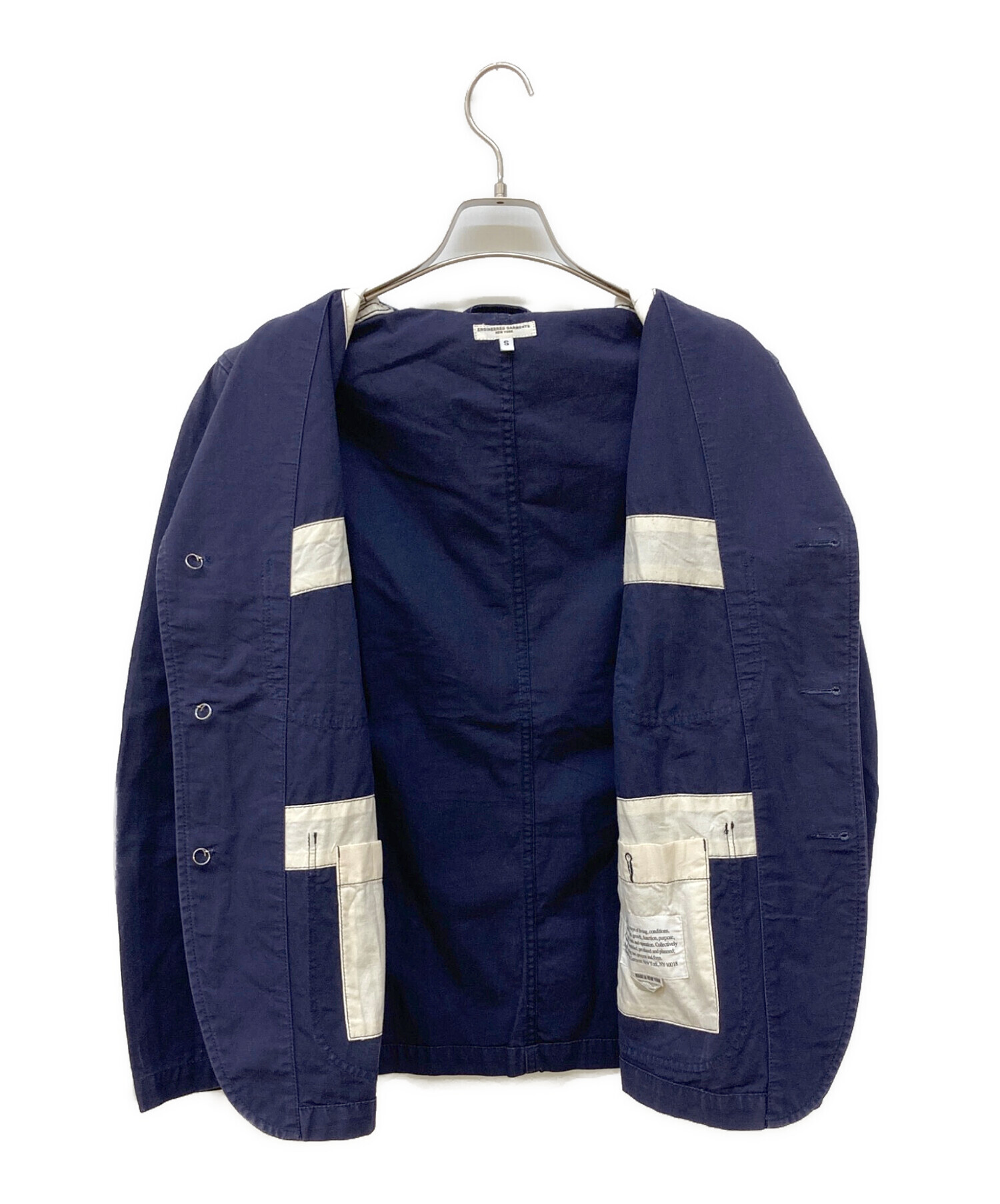ENGINEERED GARMENTS テーラードジャケット M ネイビー 中古・古着通販】Engineered Garments (エンジニアド ガーメンツ
