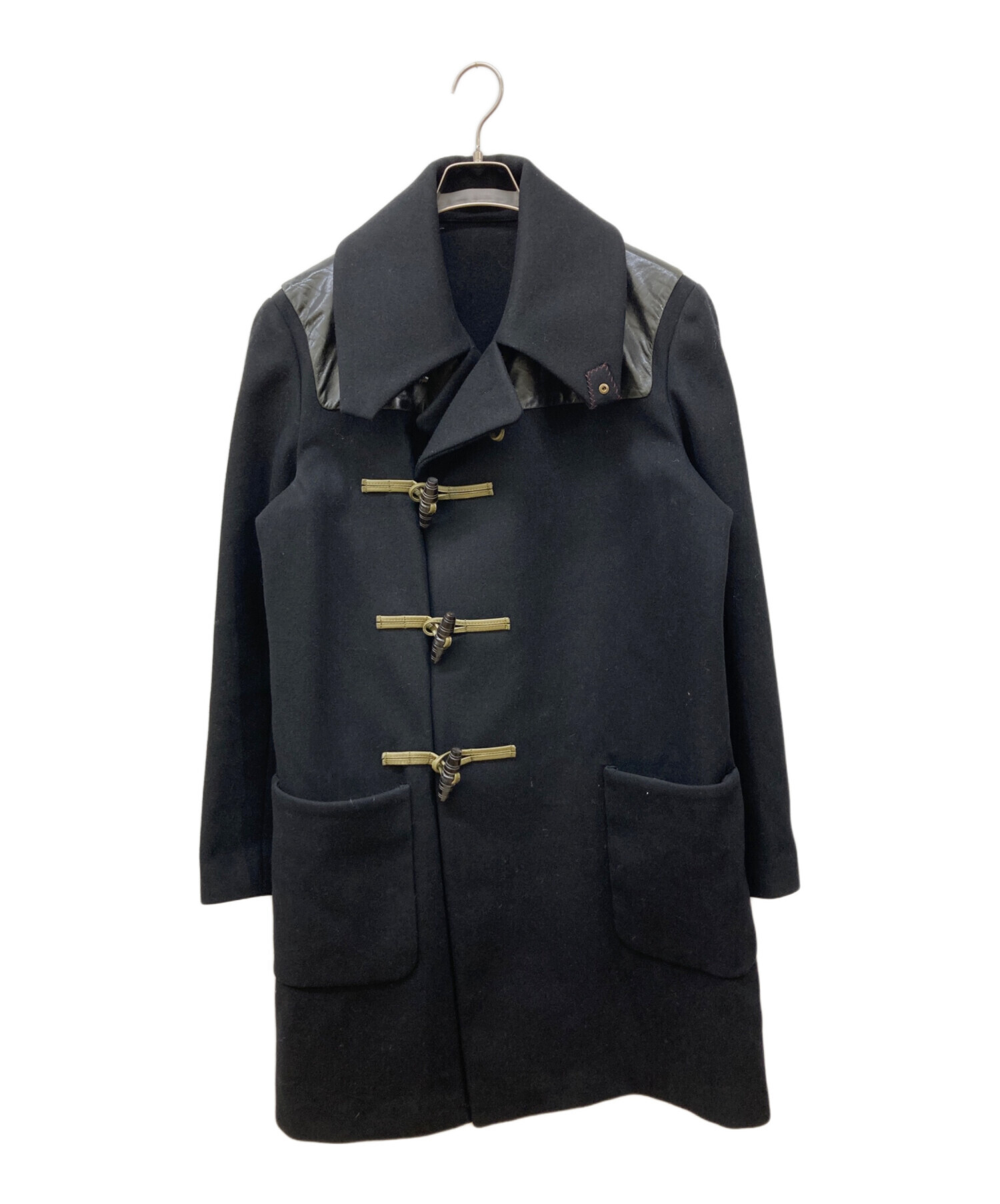 Paul Smith ブラック　コート　クリーニング済み 中古・古着通販】PAUL SMITH (ポールスミス) トグルダッフルコート