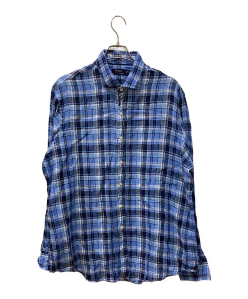 ラルフローレンメンズリネンチェックシャツ未使用 中古・古着通販】POLO RALPH LAUREN (ポロ・ラルフローレン) リネン