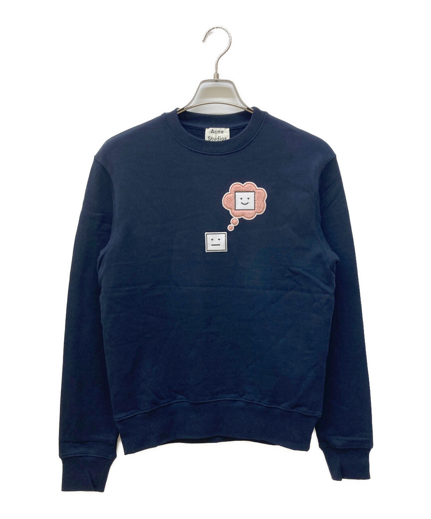 AcneStudios ガーメントダイ　ロゴワッペンスウェット　セーター 中古・古着通販】Acne studios (アクネ ストゥディオズ) casey emoji