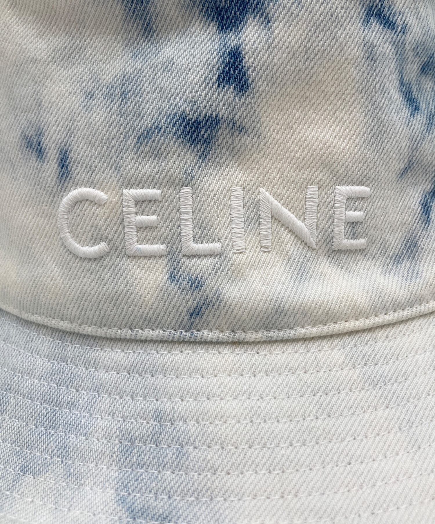 中古・古着通販】CELINE (セリーヌ) ブリーチ加工バケットハット