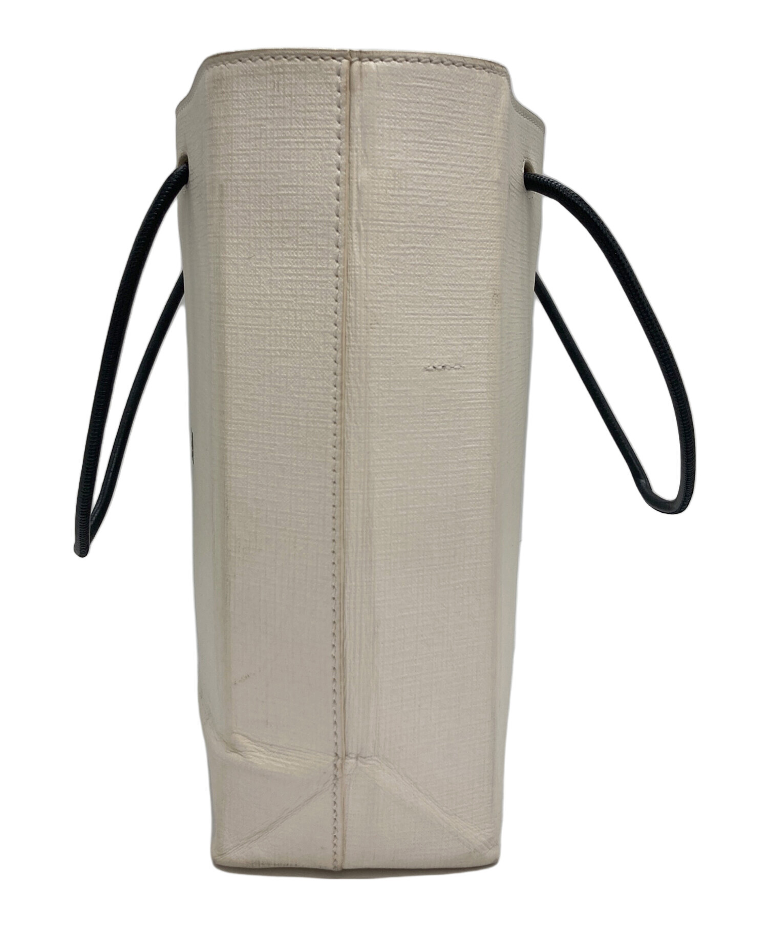 BALENCIAGA バレンシアガ ショルダーバッグ - 白 【古着】【中古】 中古・古着通販】BALENCIAGA (バレンシアガ) 2WAYショルダーバッグ