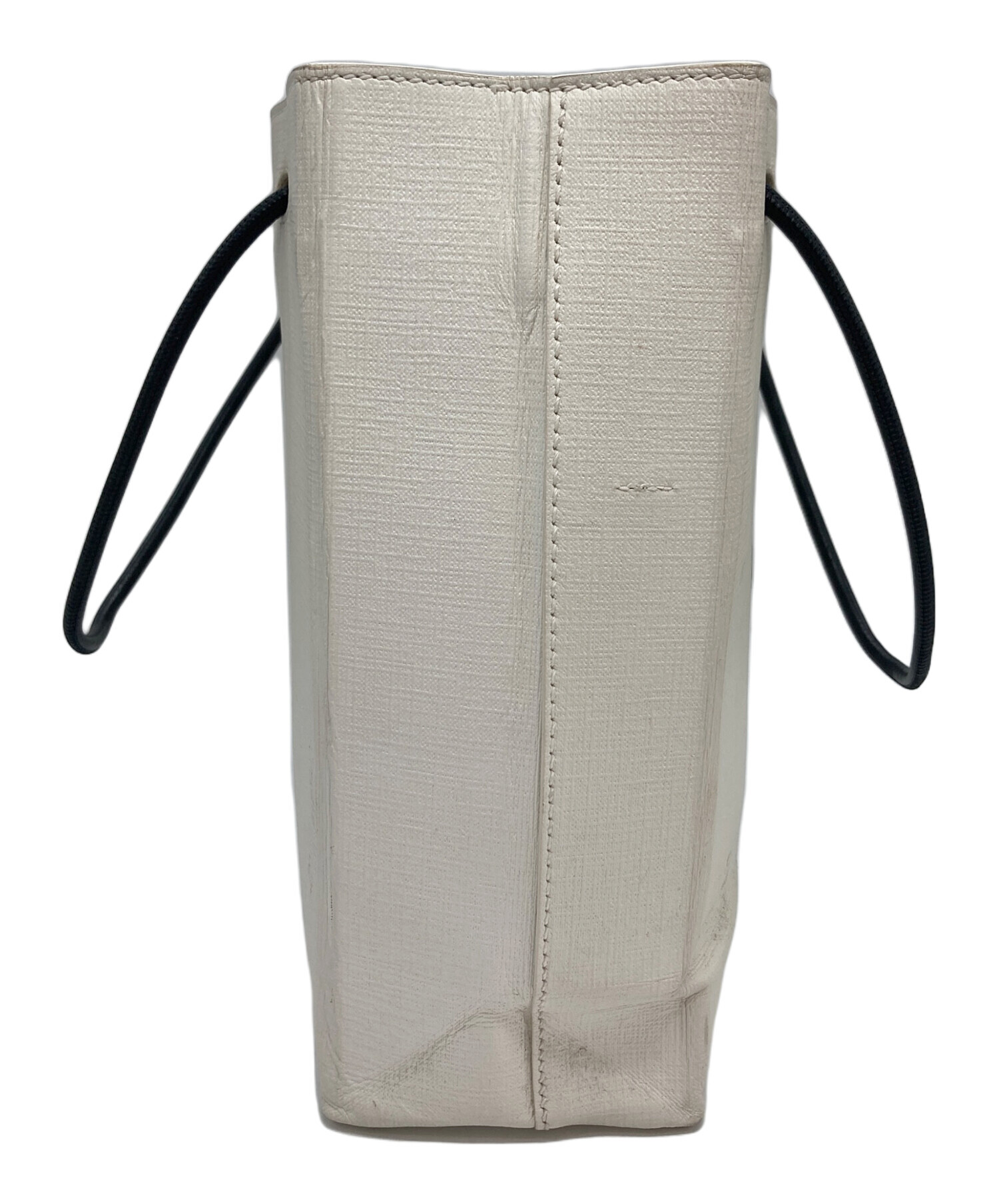美品 バレンシアガ キャンバス 2WAY ショルダーバッグ ポーチ付き ホワイト 中古・古着通販】BALENCIAGA (バレンシアガ) 2WAYショルダーバッグ