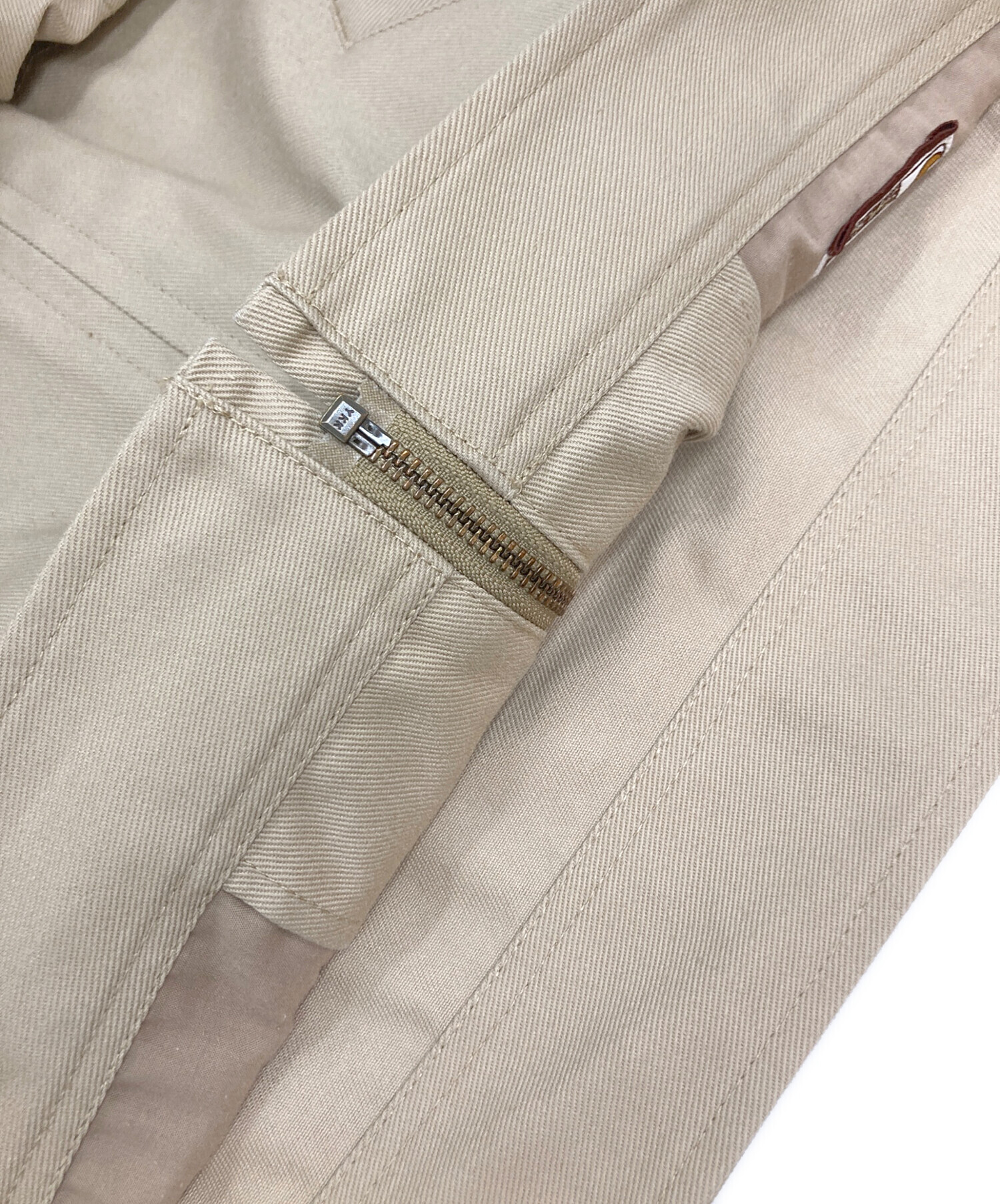 中古・古着通販】Schott (ショット) ワークジャケット ベージュ サイズ