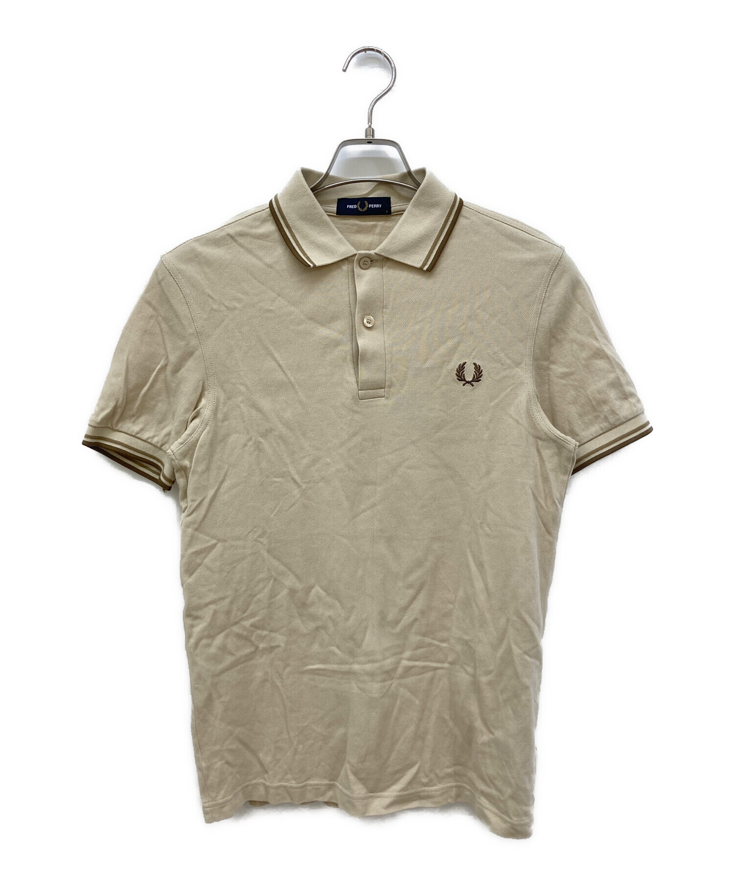 中古・古着通販】FRED PERRY (フレッドペリー) ポロシャツ ベージュ