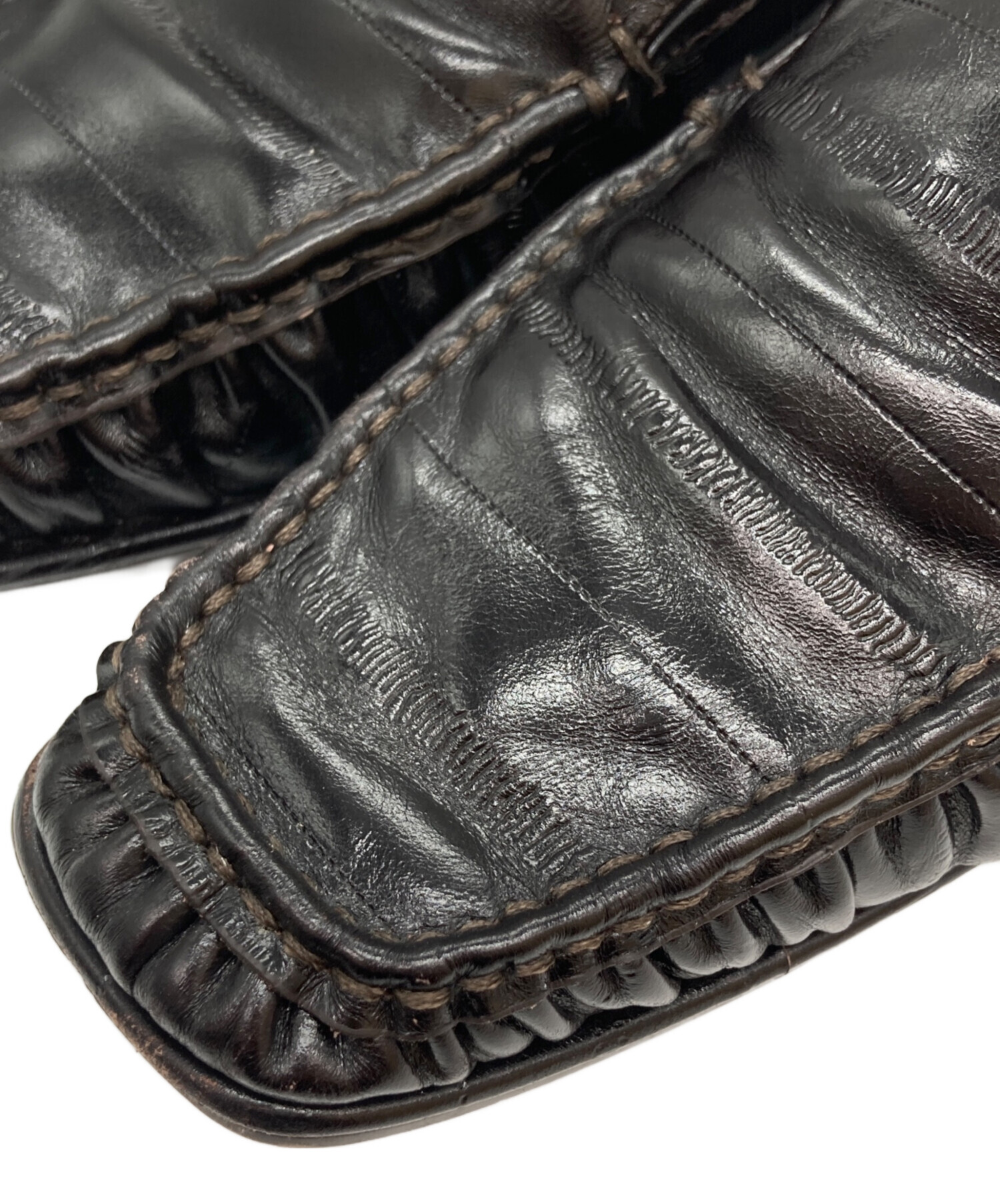 中古・古着通販】TODAYFUL (トゥデイフル) squaretoe gather loafers