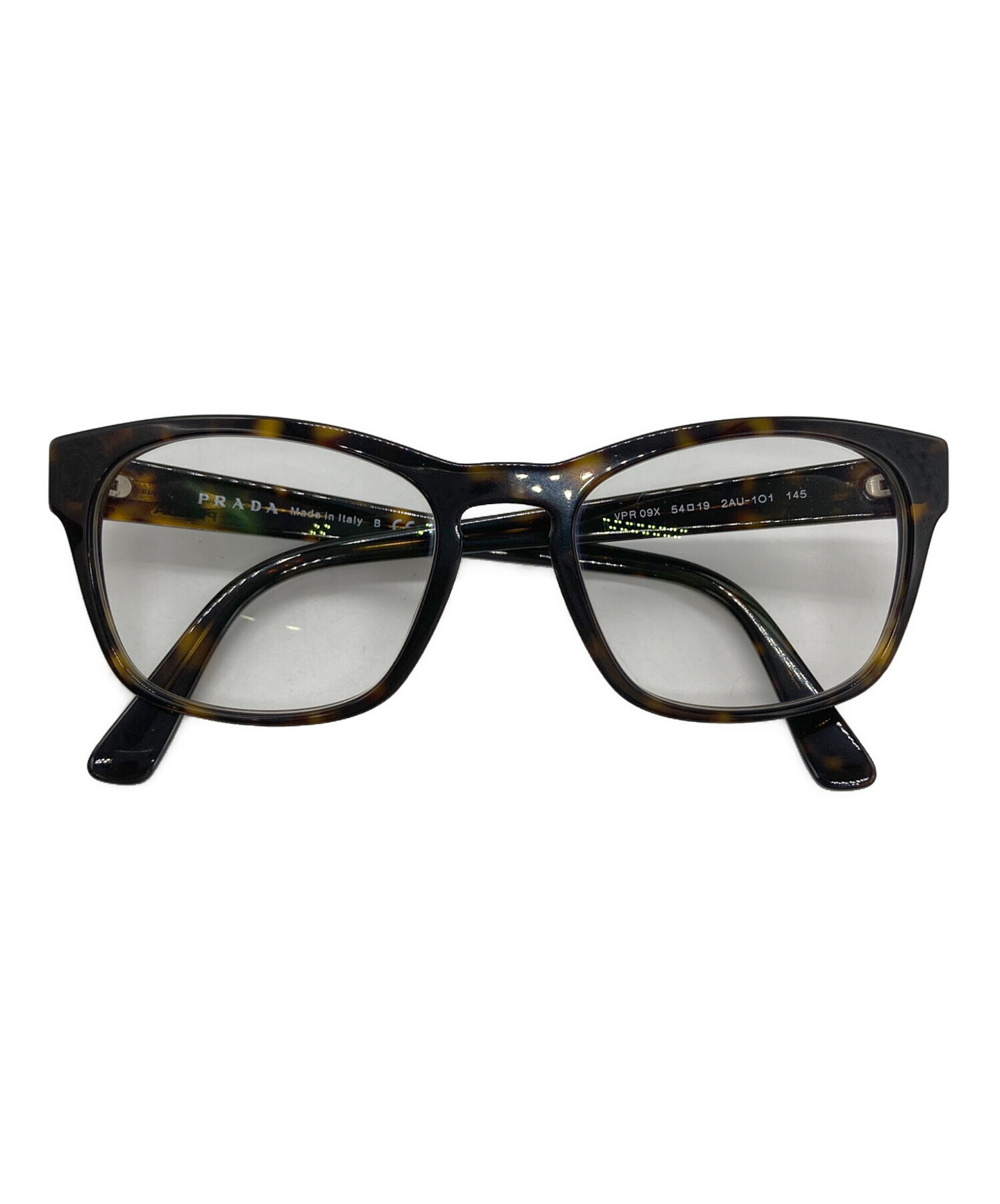 中古・古着通販】PRADA (プラダ) 眼鏡 ブラウン サイズ:54□19