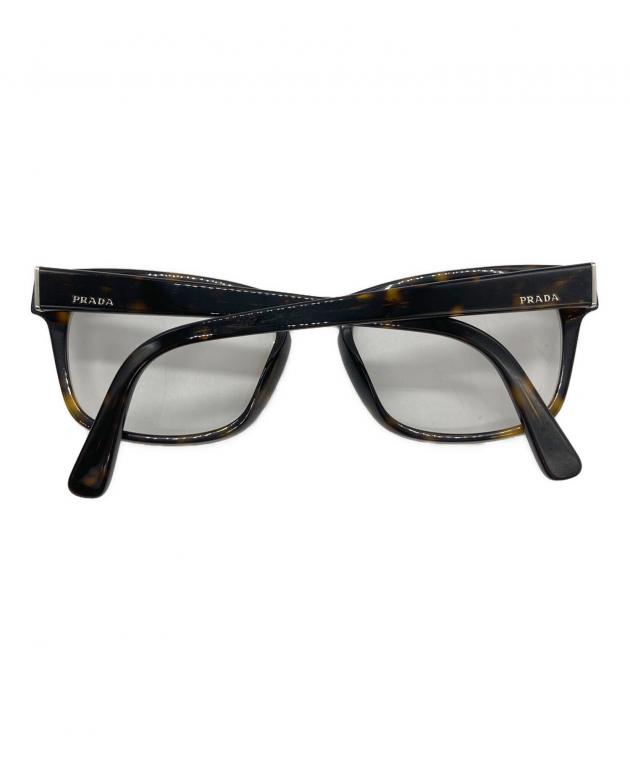 中古・古着通販】PRADA (プラダ) 眼鏡 ブラウン サイズ:54□19