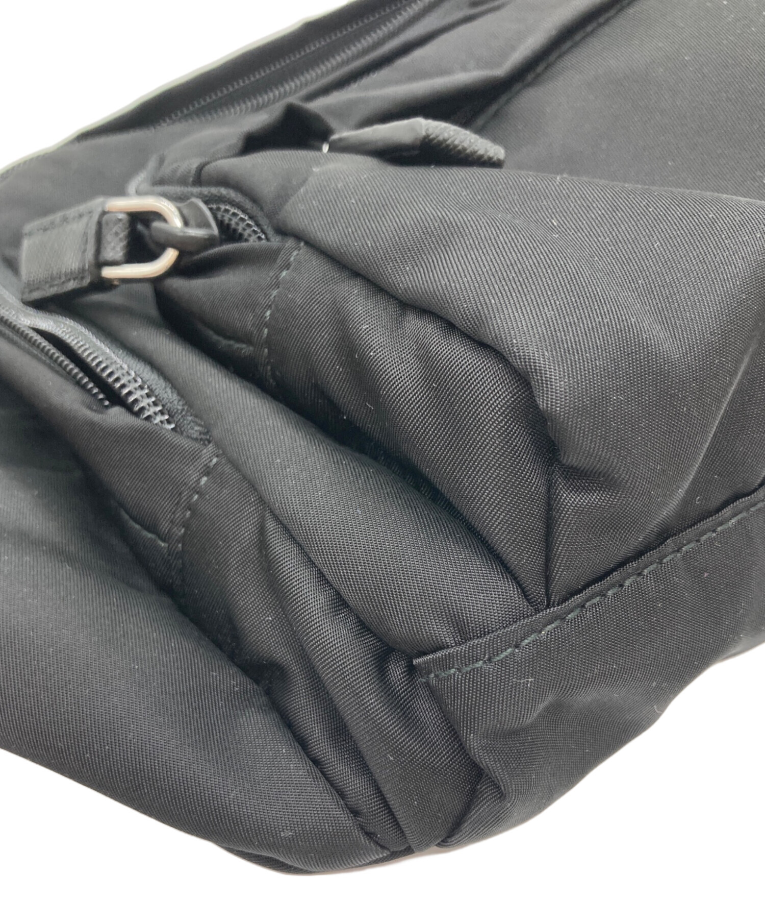 中古・古着通販】PRADA (プラダ) ナイロンウエストバッグ ブラック