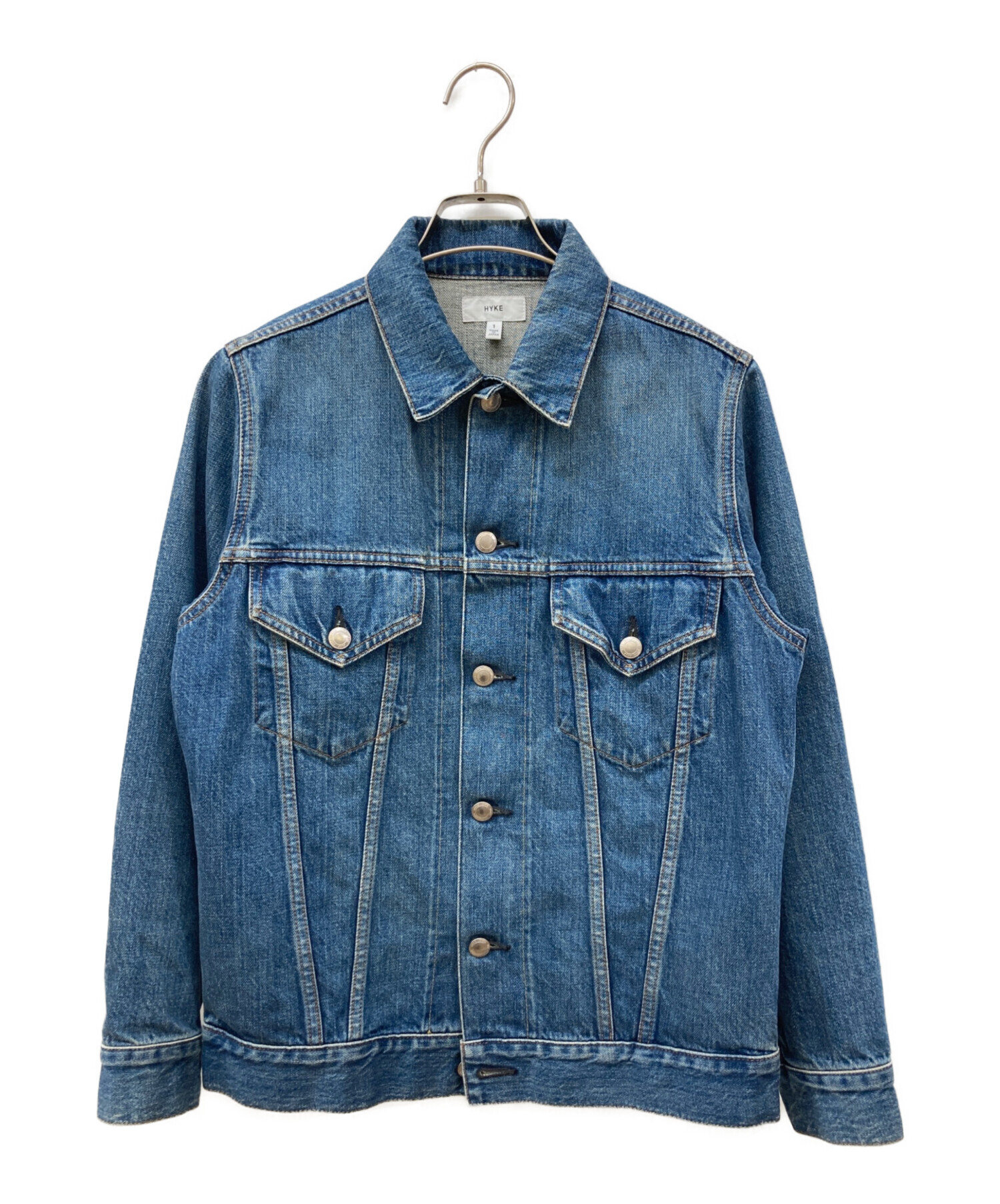 中古・古着通販】HYKE (ハイク) デニムジャケット インディゴ サイズ