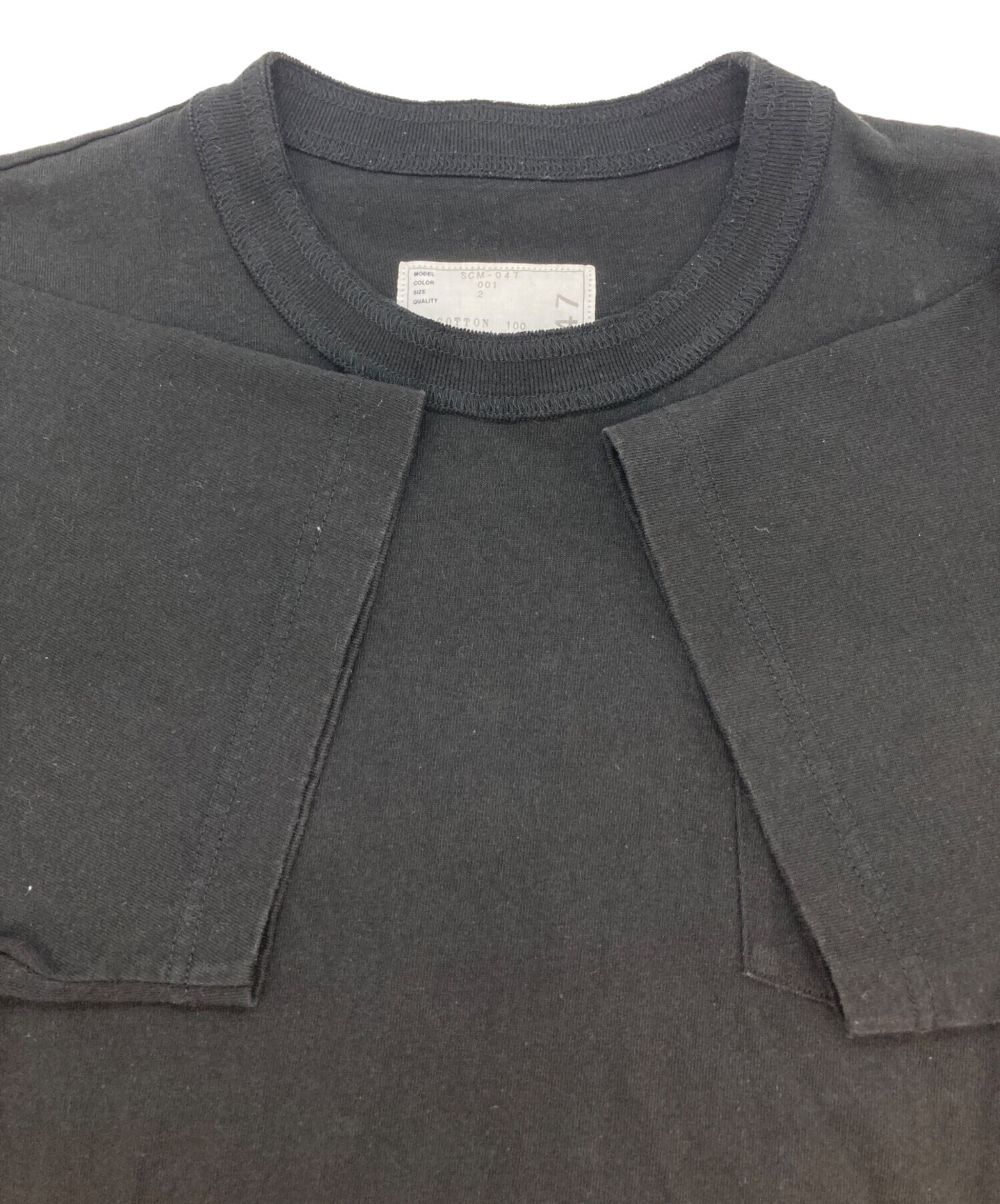 sacai サカイ　SIDE ZIP COTTON Tシャツ Sacai - Side Zip Cotton T-Shirt | HBX