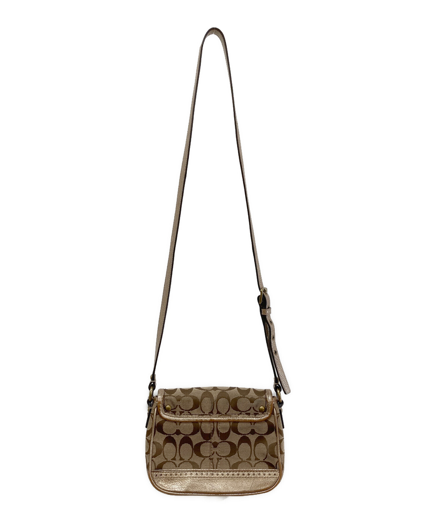中古・古着通販】COACH (コーチ) シグネチャーショルダーバッグ