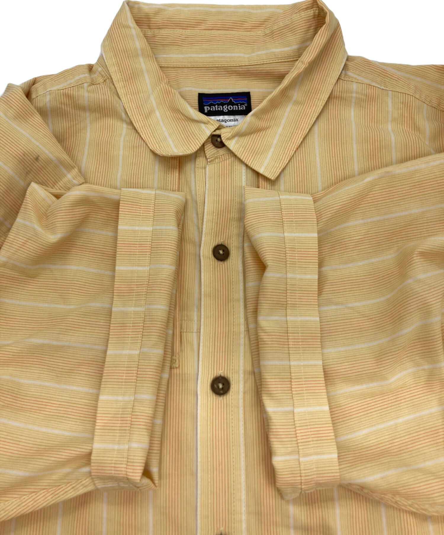 中古・古着通販】Patagonia (パタゴニア) 半袖シャツ イエロー サイズ