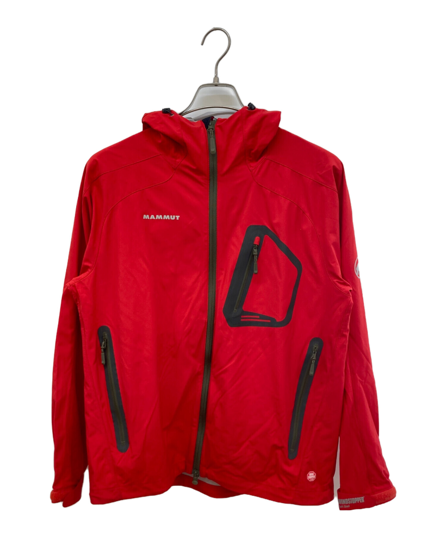 美品★MAMMUT ドライテクノロジー マウンテンパーカー 赤マンモス 中古・古着通販】MAMMUT (マムート) Soft-Shell Prism Jacket