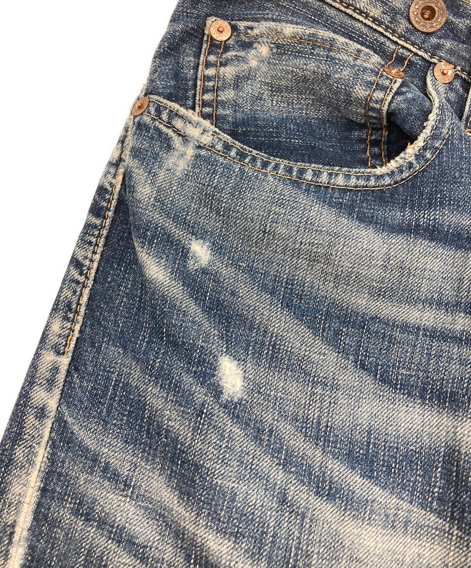 中古・古着通販】RALPH LAUREN (ラルフローレン) ダメージ加工デニム