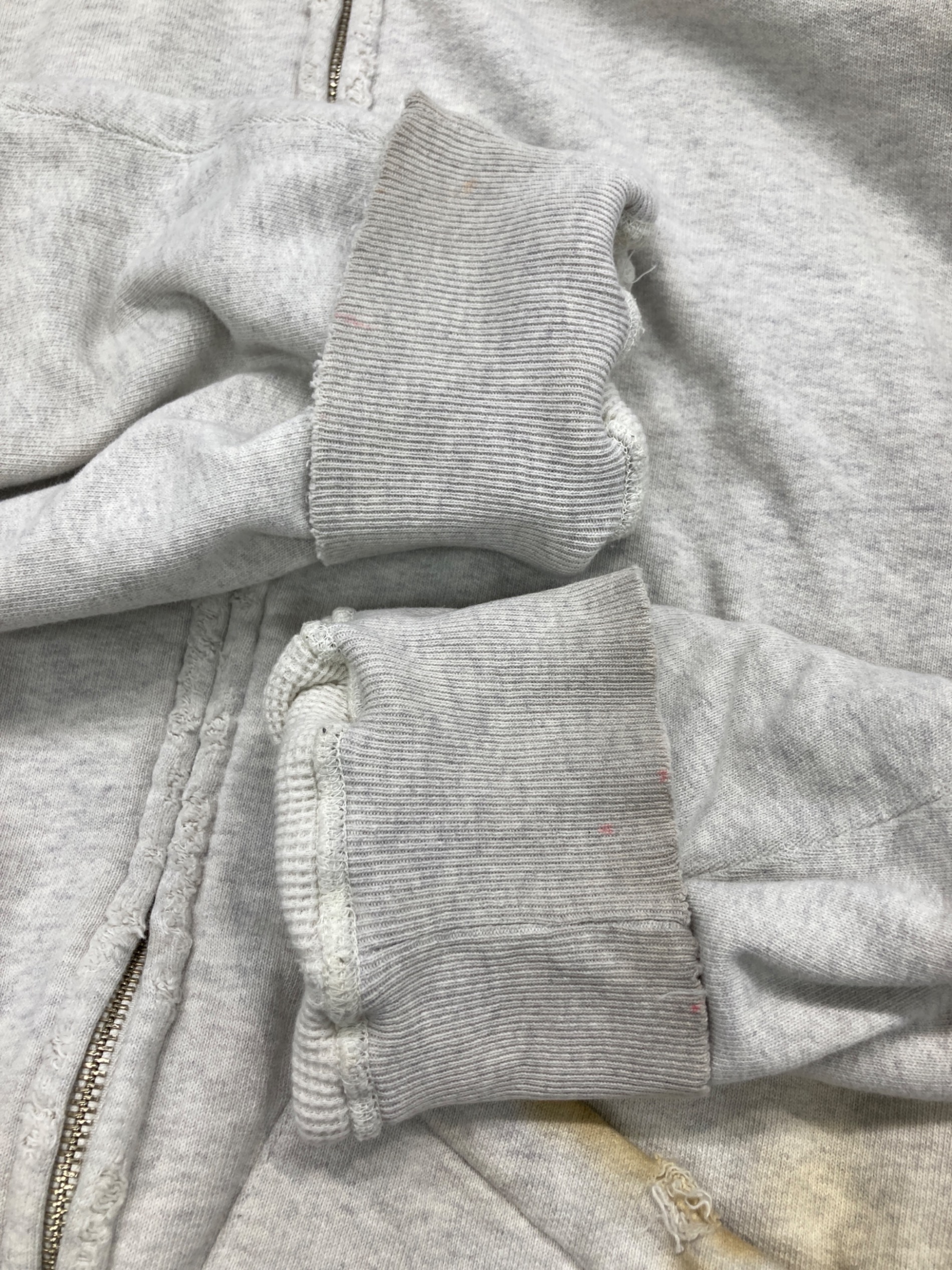中古・古着通販】ANCELLM (アンセルム) ZIP UP HOODIE/ダメージ加工