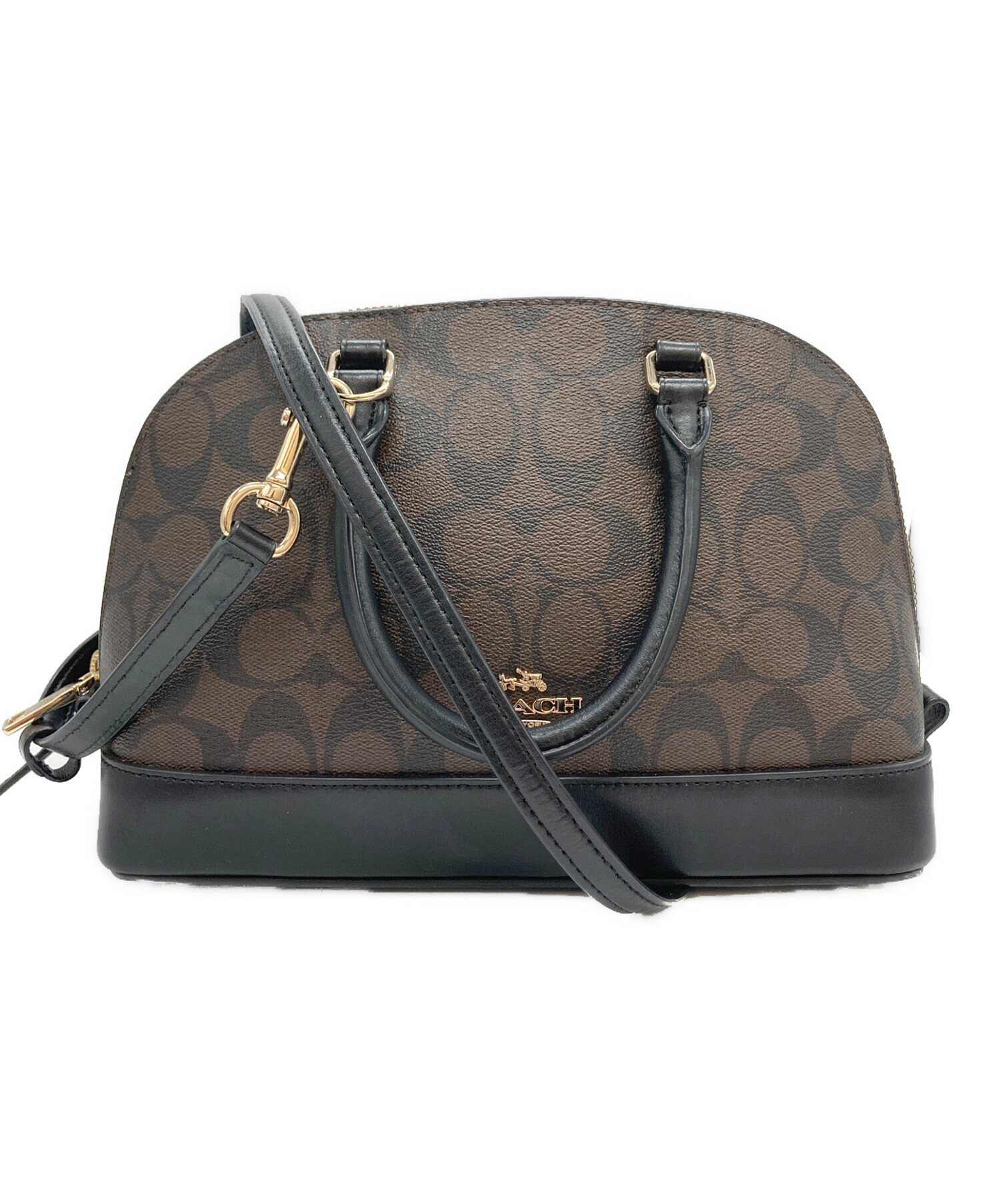 中古・古着通販】COACH (コーチ) 2WAYバッグ ブラウン｜ブランド・古着