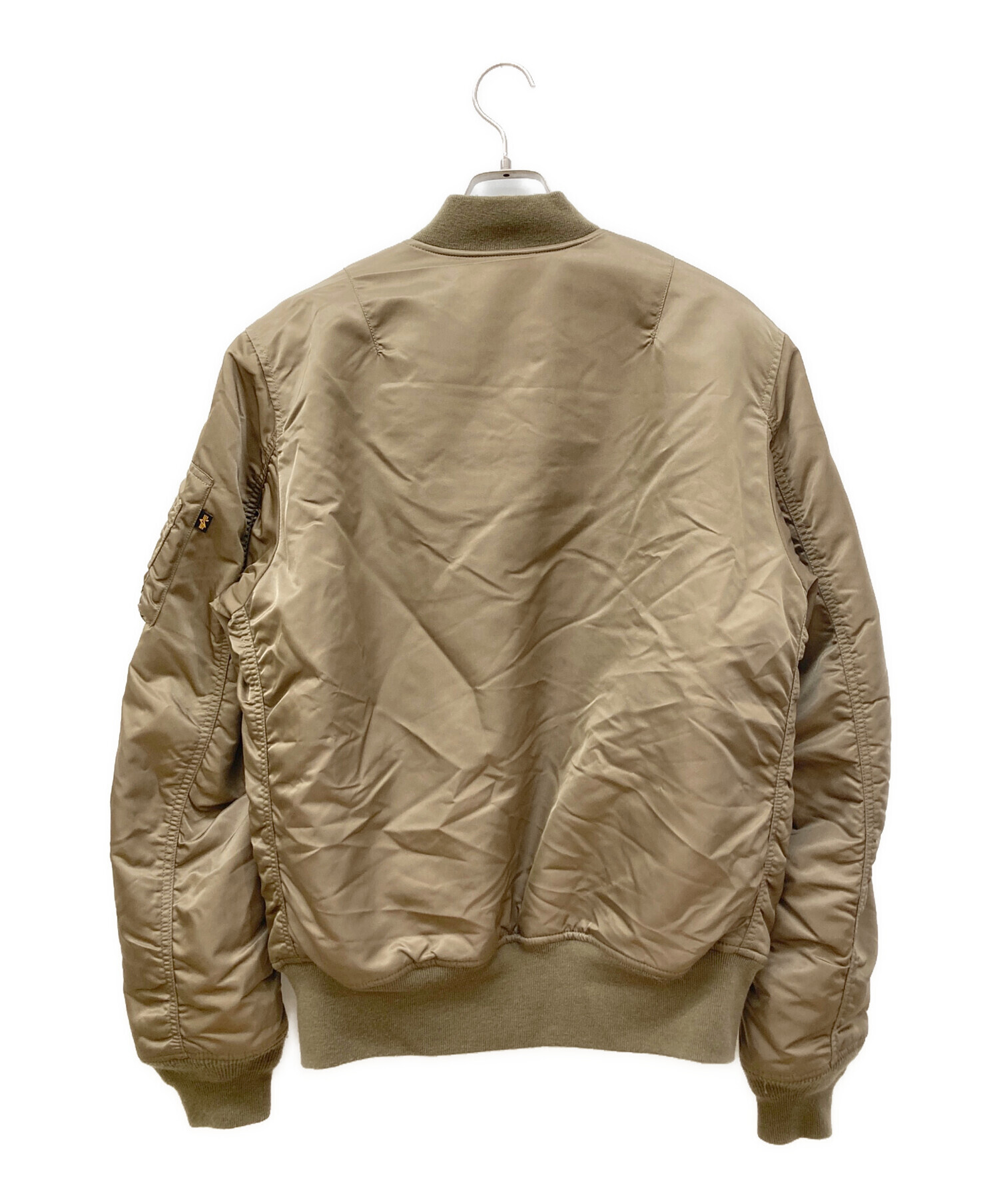 中古・古着通販】ALPHA (アルファ) MA-1ジャケット ブラウン サイズ:XL