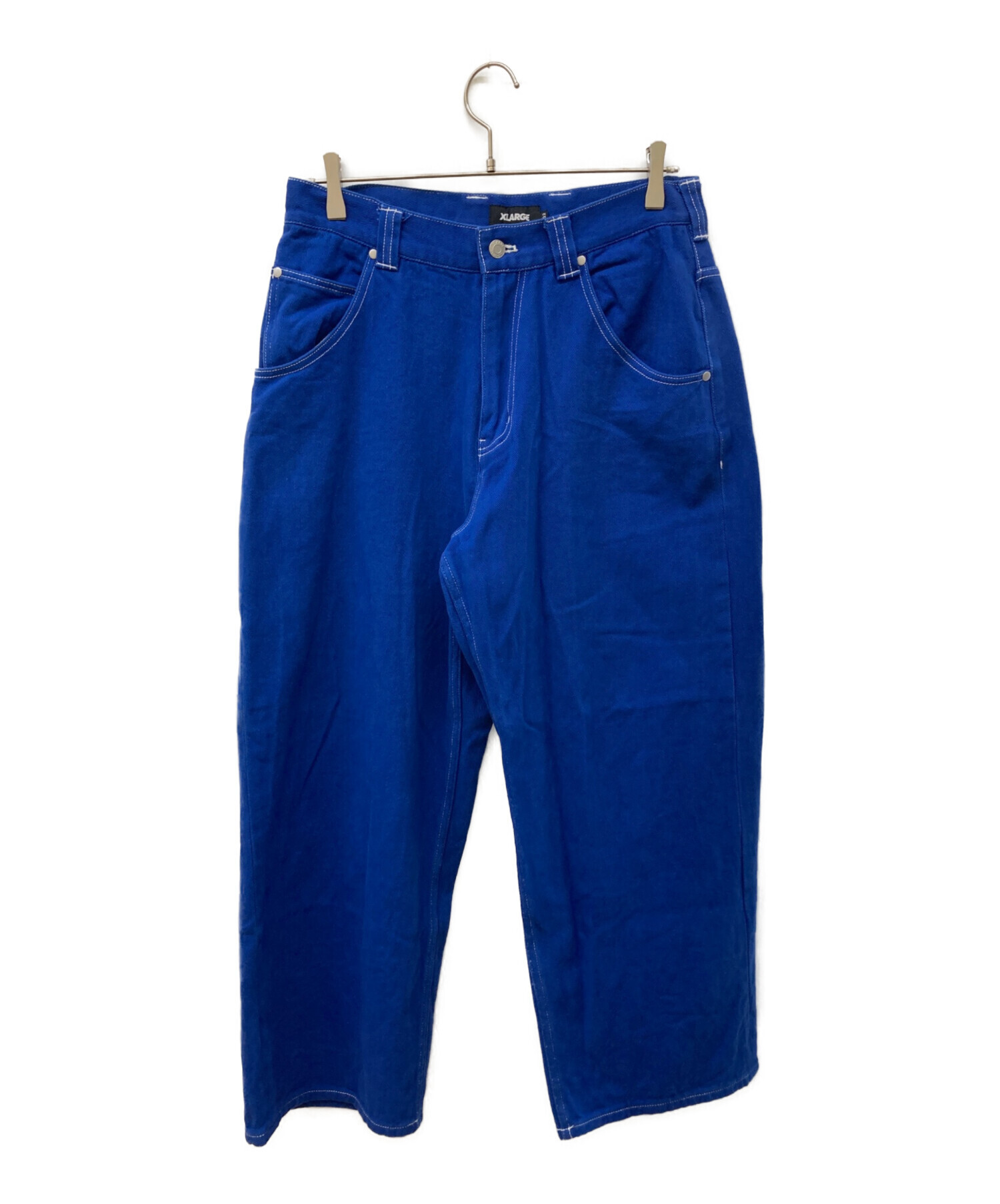 ”X-LARGE エクストララージ　90s USA製　バーギーパンツ 中古・古着通販】X-LARGE (エクストララージ) バギーパンツ ブルー