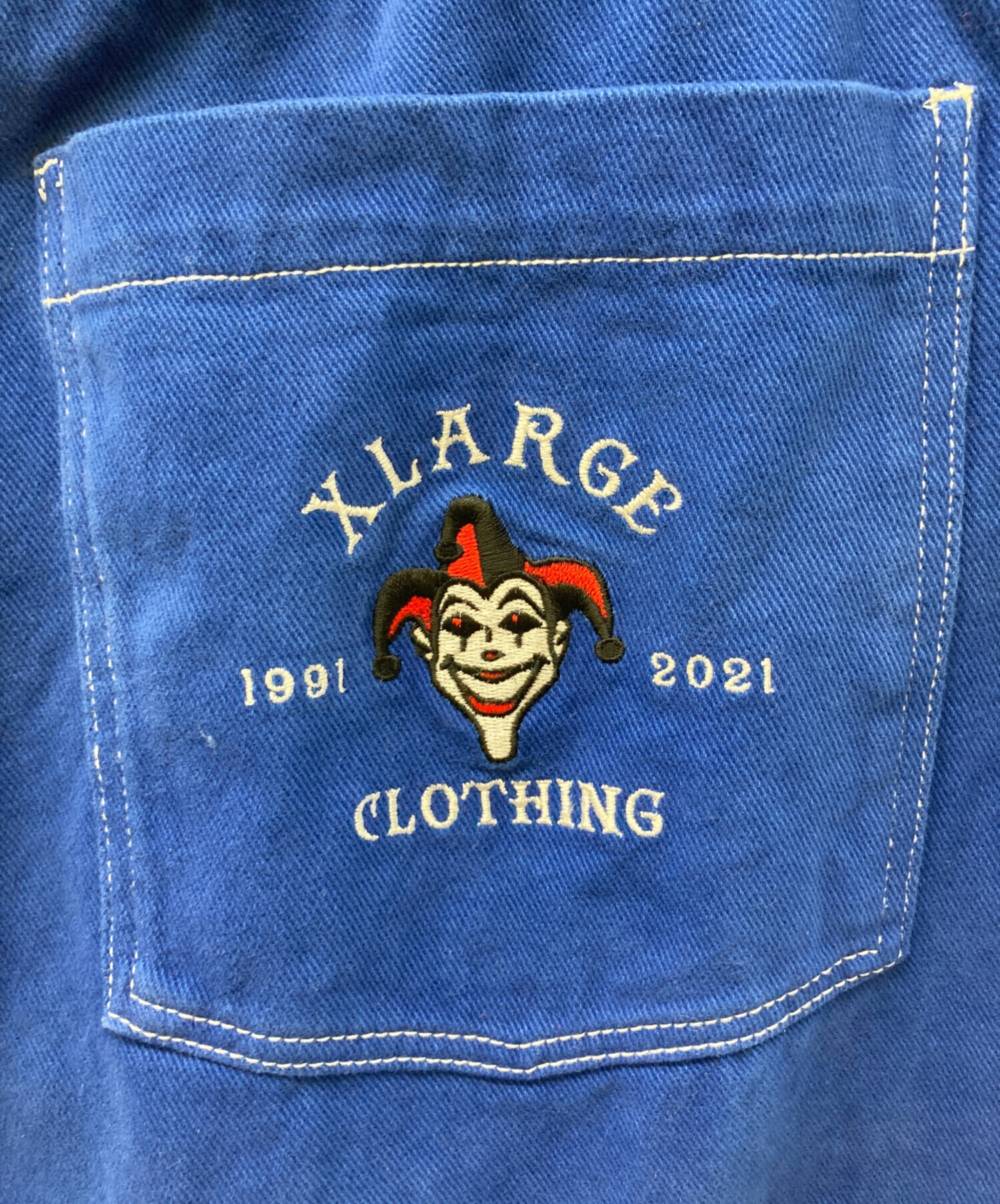 ”X-LARGE エクストララージ　90s USA製　バーギーパンツ 中古・古着通販】X-LARGE (エクストララージ) バギーパンツ ブルー