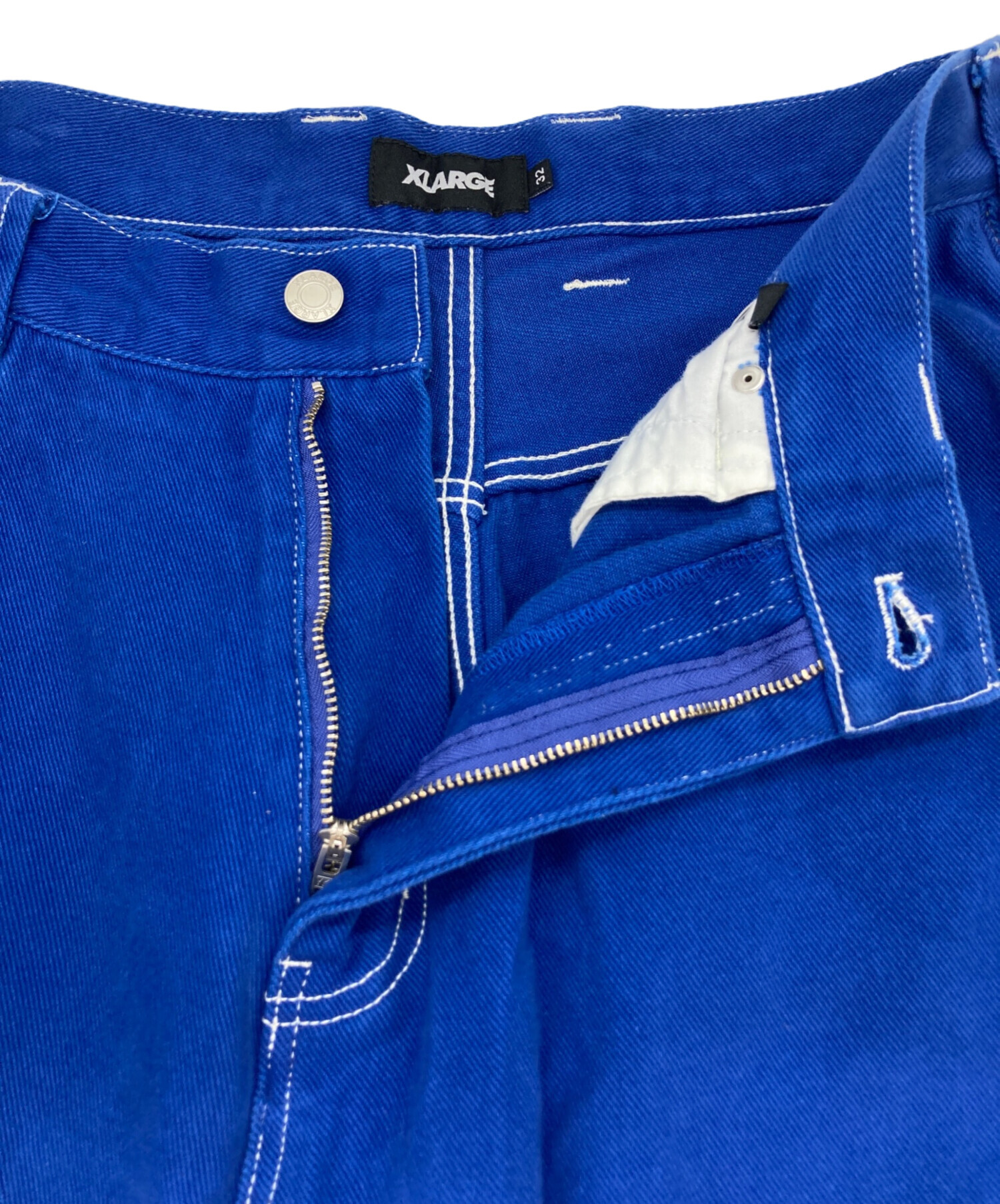 中古・古着通販】X-LARGE (エクストララージ) バギーパンツ ブルー