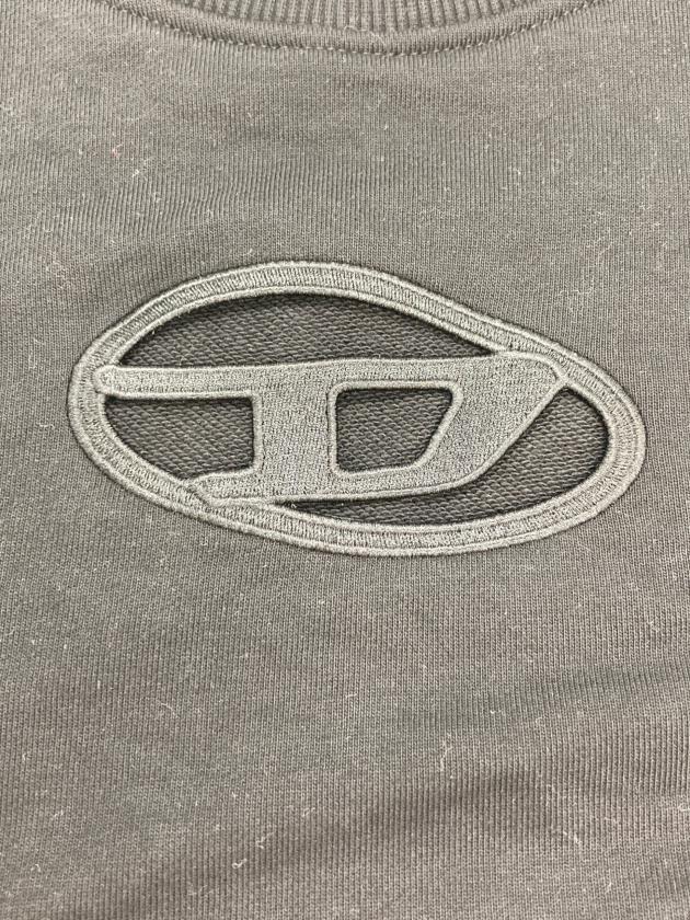 中古・古着通販】DIESEL (ディーゼル) クロップドスウェット ブラック