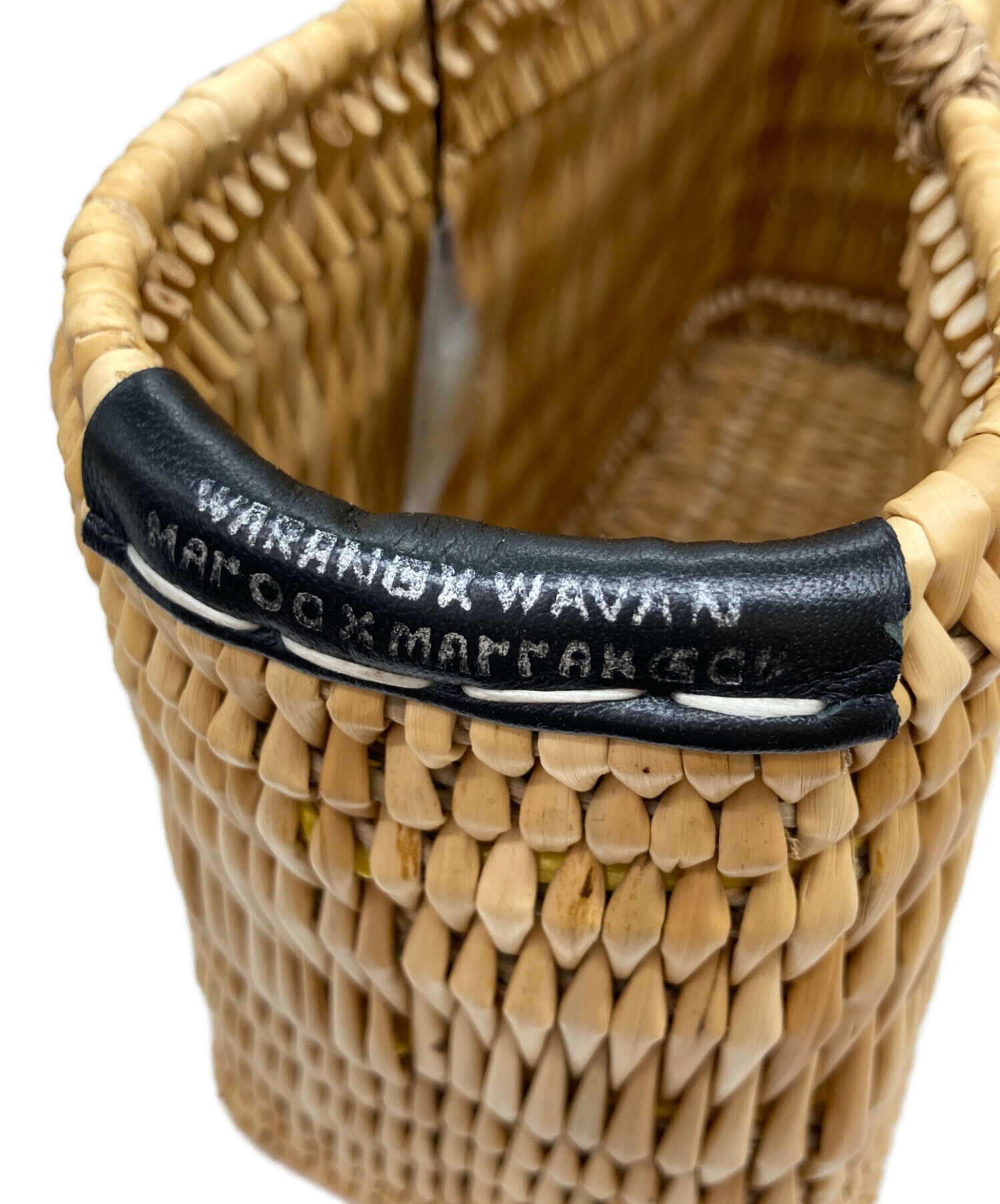 お値下げ中！　ワランワヤン　かごバッグ　ブラック　新品未使用 中古・古着通販】warangwayan (ワランワヤン) 深型カゴバッグ(S