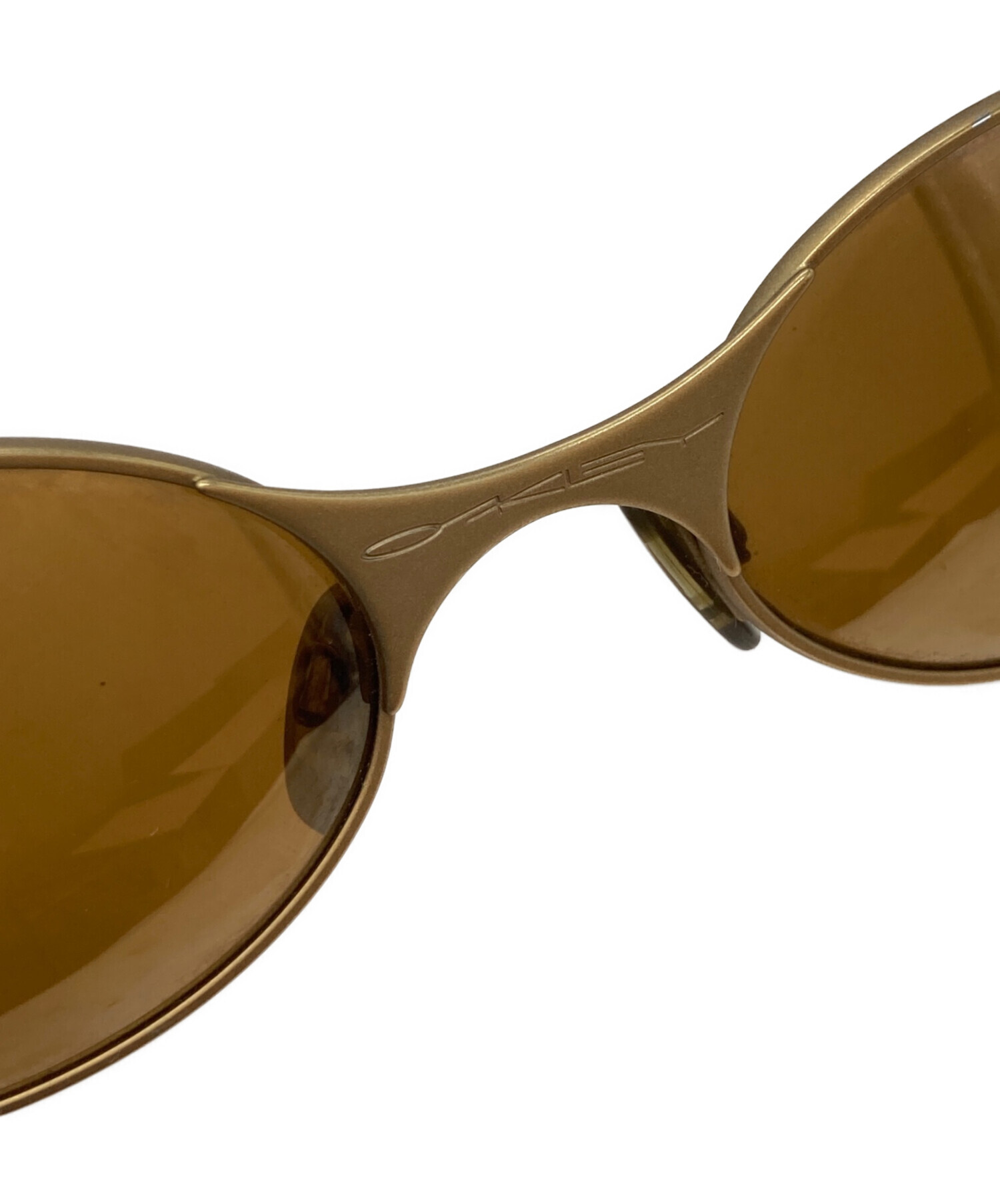 auor オーラ サングラス  ベージュ 【古着】【中古】【送料無料】 中古・古着通販】OAKLEY (オークリー) T-WIRE/テックサングラス