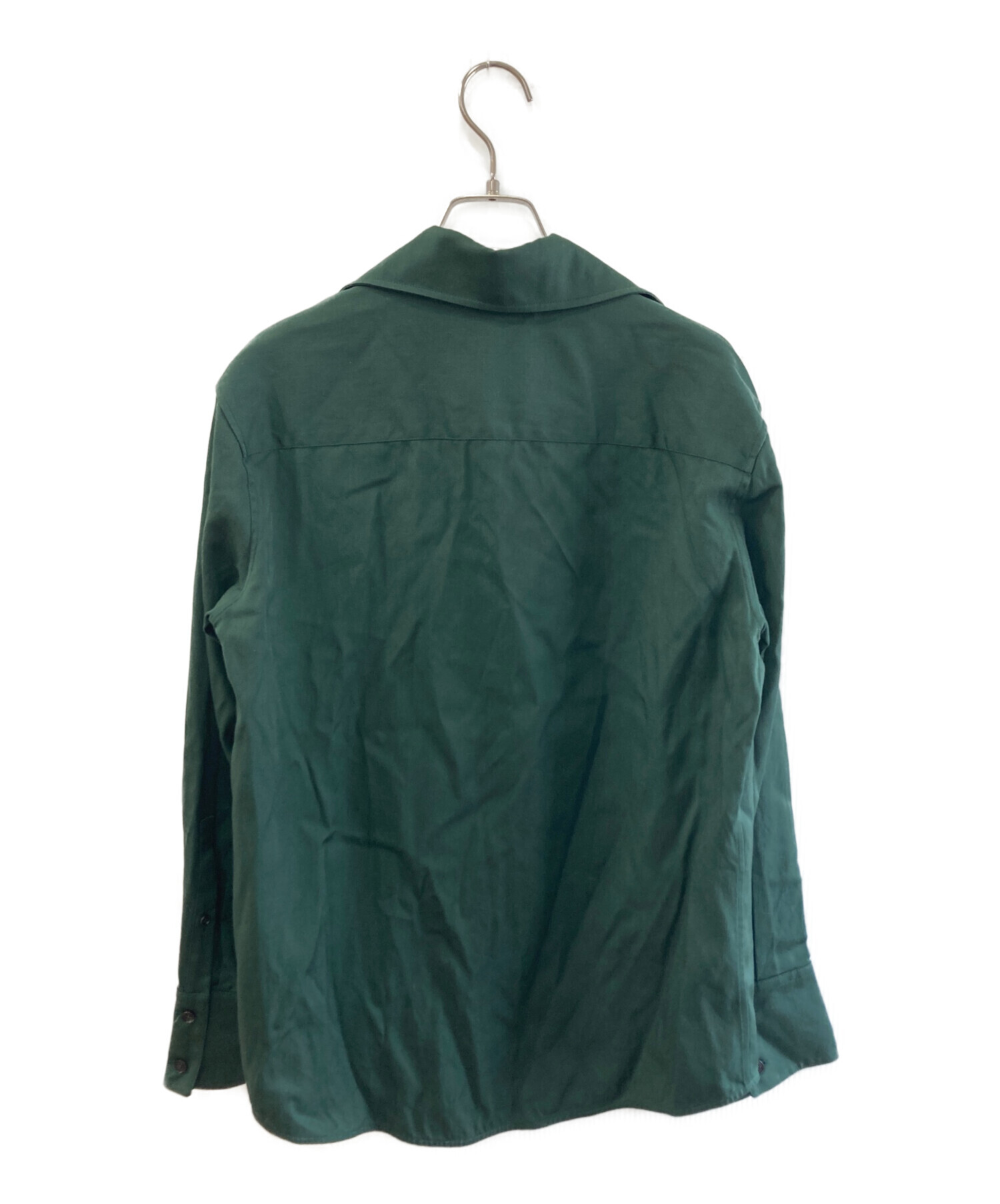 中古・古着通販】JIL SANDER (ジルサンダー) ウールギャバジンシャツ
