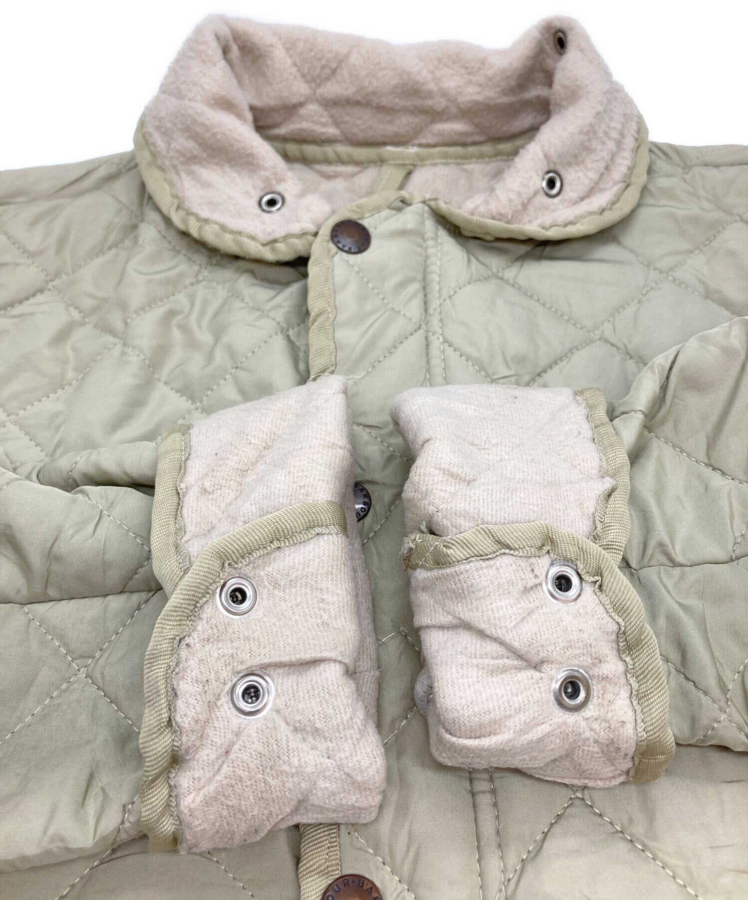 中古・古着通販】Barbour (バブアー) キルティングジャケット ベージュ 