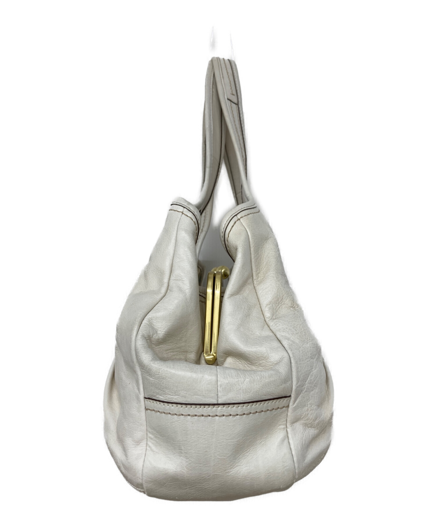 中古・古着通販】COACH (コーチ) ワンショルダーバッグ ホワイト