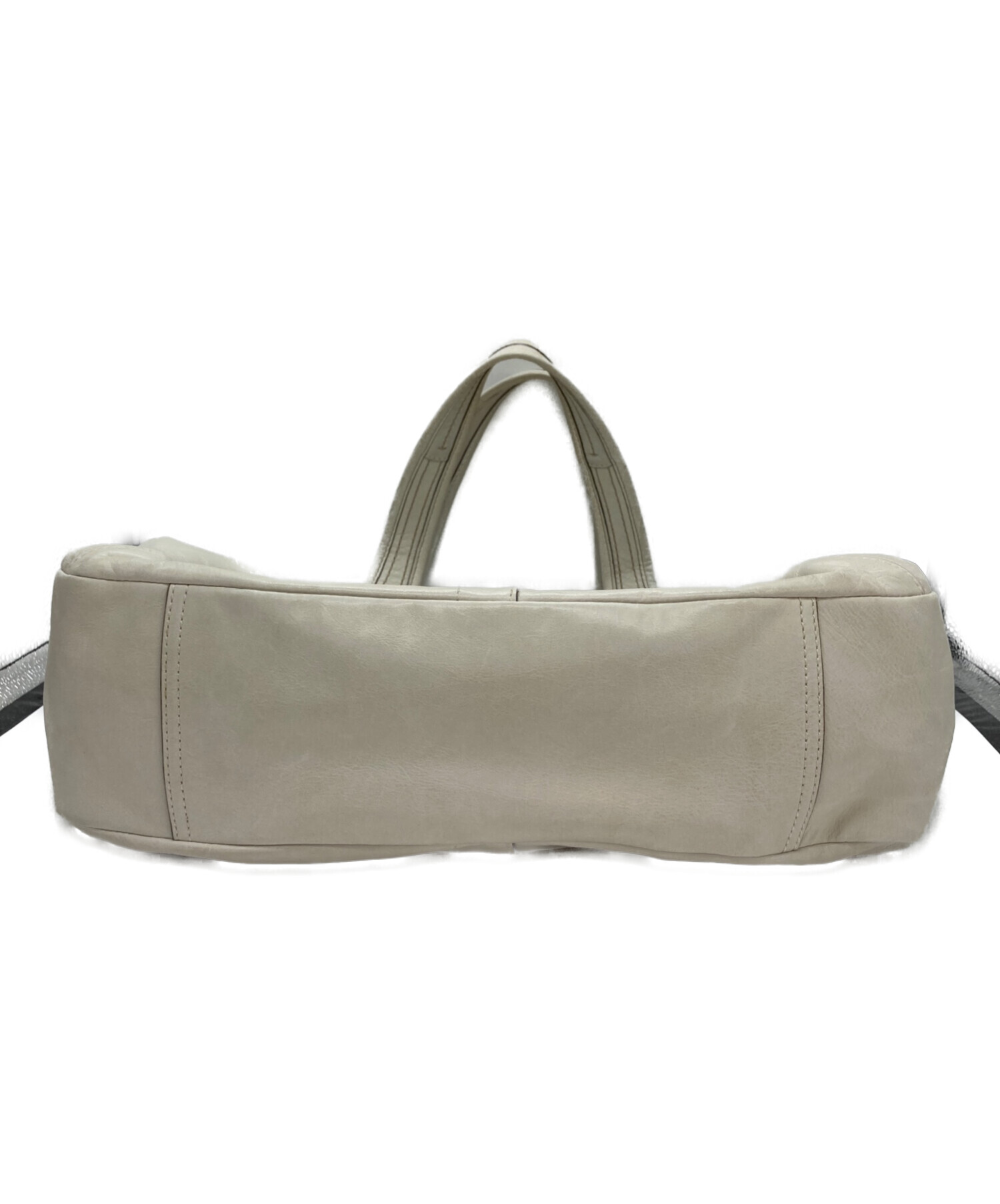 中古・古着通販】COACH (コーチ) ワンショルダーバッグ ホワイト 