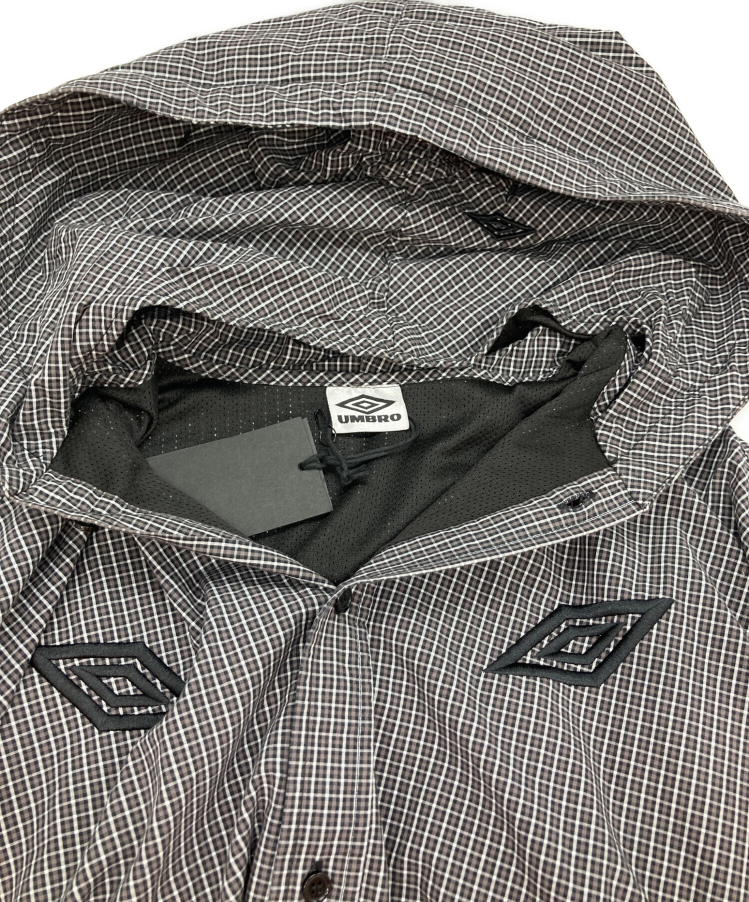 中古・古着通販】UMBRO (アンブロ) slamjam GINGHAM MASKED SHIRT 