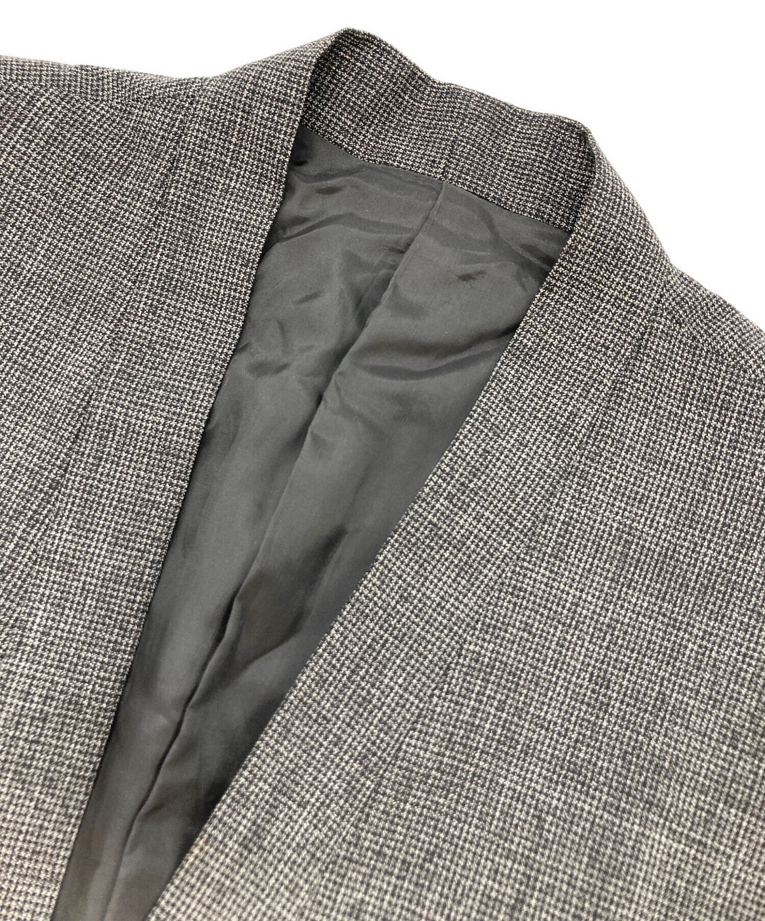 90's 美品✨プランテーション イッセイミヤケ テーラードジャケット グレー 中古・古着通販】ISSEY MIYAKE (イッセイミヤケ) カッティングデザイン