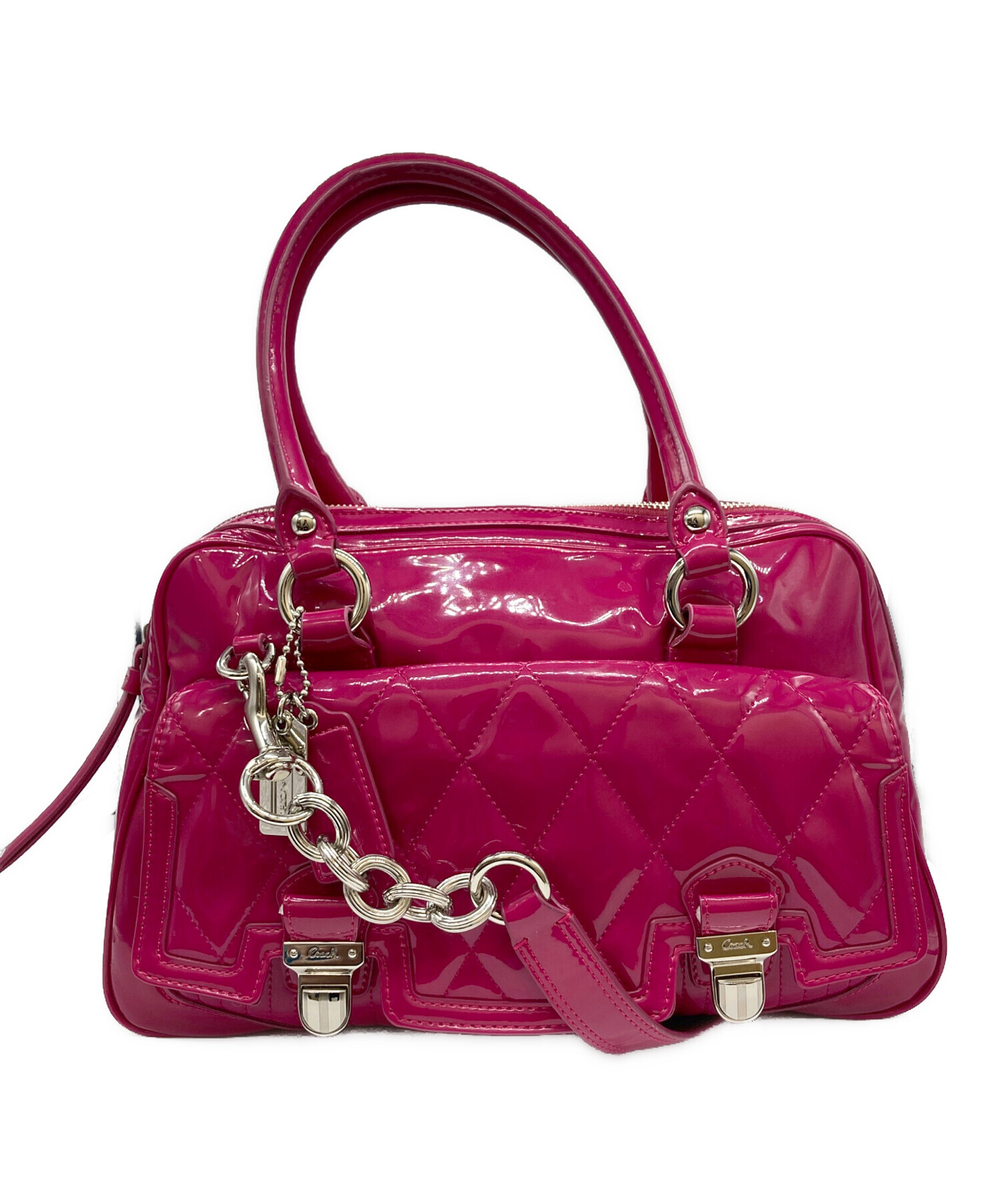 中古・古着通販】COACH (コーチ) ポピー リキッド グロス キルティング