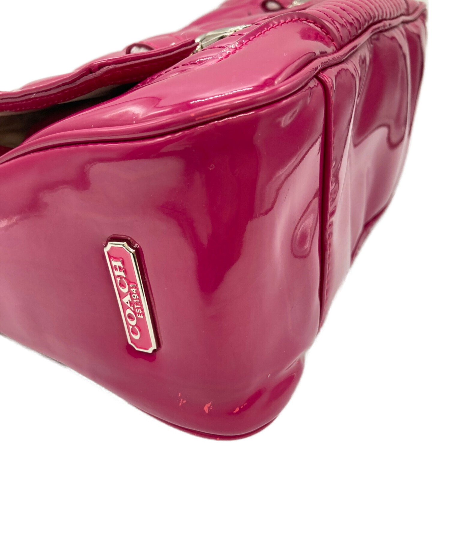 中古・古着通販】COACH (コーチ) ポピー リキッド グロス キルティング
