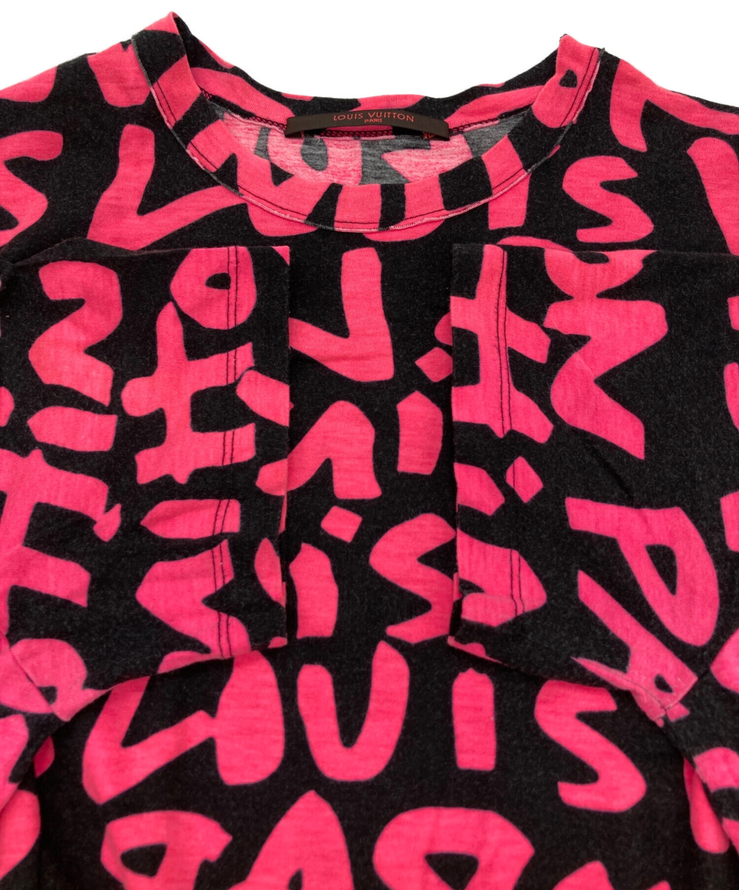 LOUIS VUITTON グラフィティTシャツ size S レディース 中古・古着通販】LOUIS VUITTON (ルイ ヴィトン) グラフィティプリント