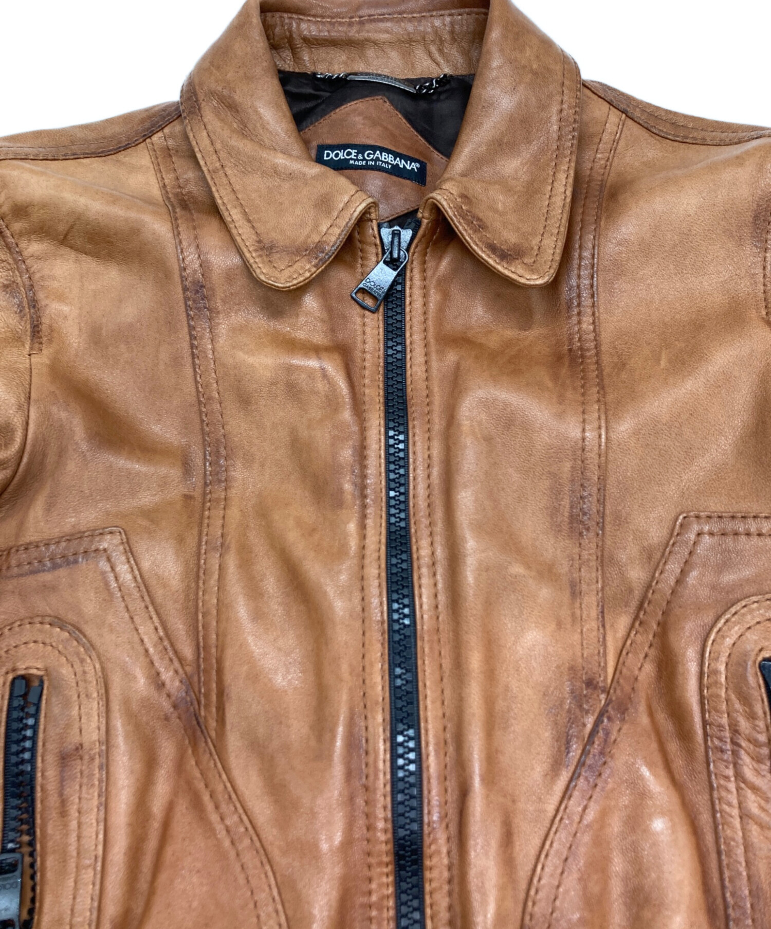 中古・古着通販】DOLCE & GABBANA (ドルチェ＆ガッバーナ) レザー