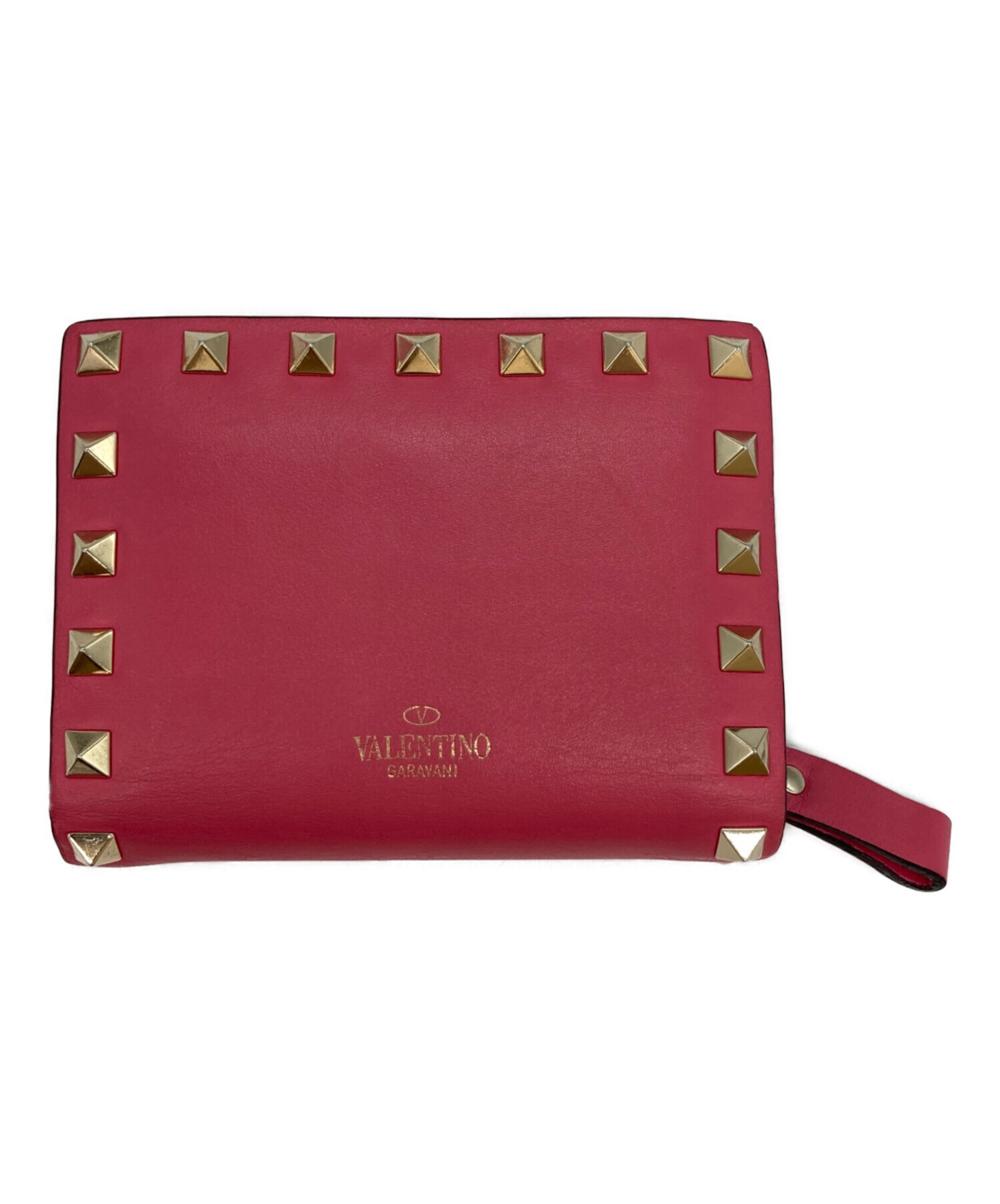 中古・古着通販】VALENTINO (ヴァレンティノ) スタッズ2つ折り