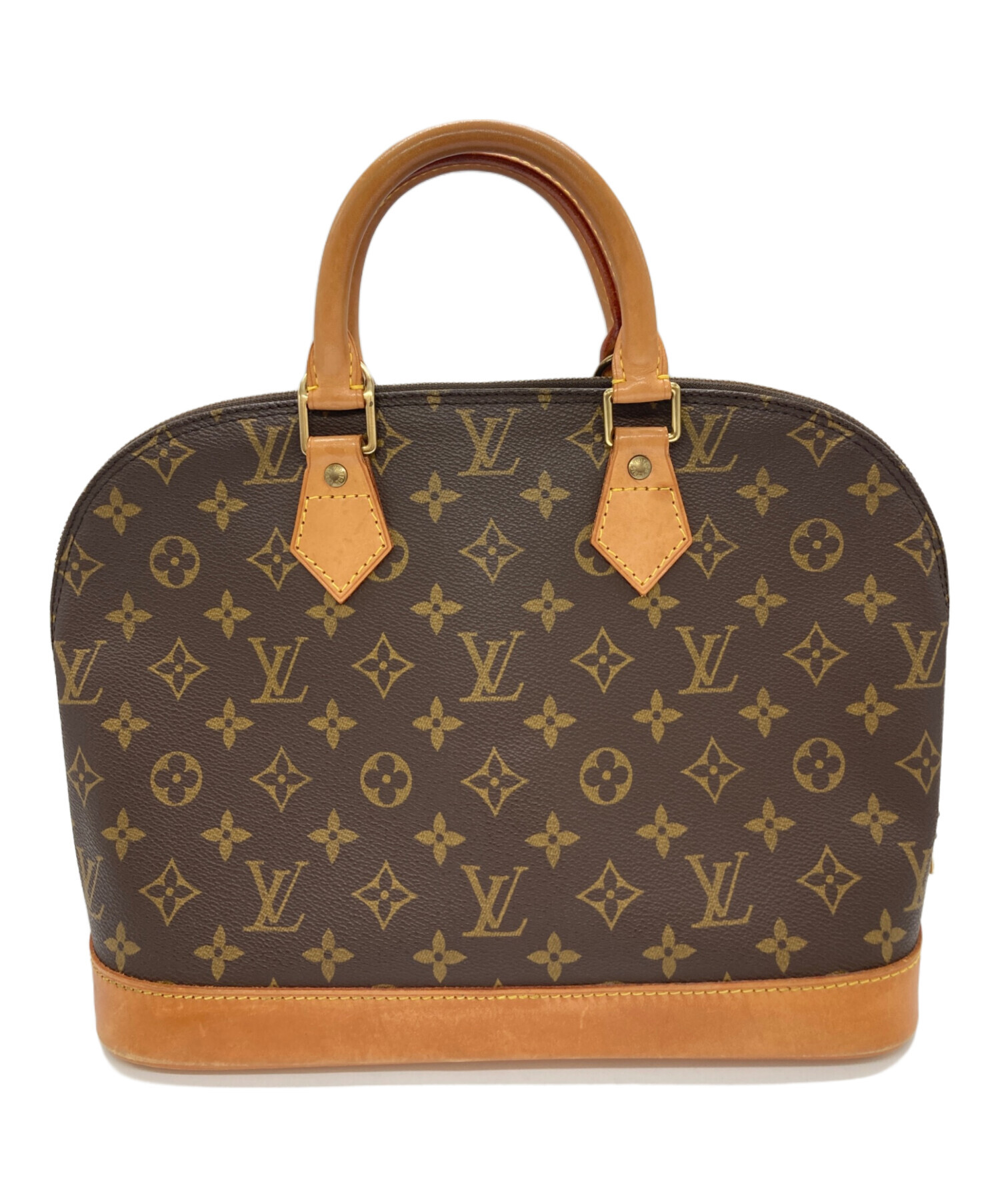 Louis Vuitton ブラウン ハンドバッグ 中古・古着通販】LOUIS VUITTON (ルイ ヴィトン) ハンドバッグ