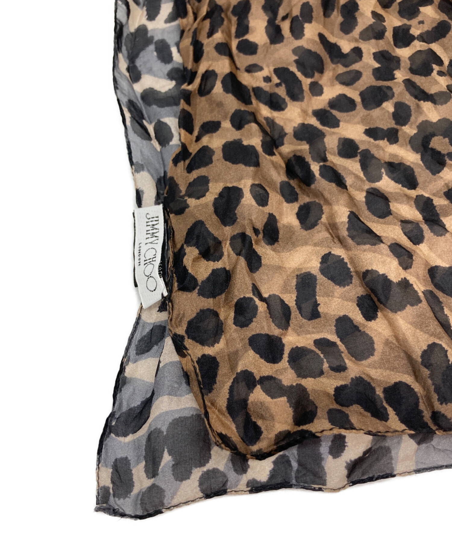 中古・古着通販】JIMMY CHOO (ジミーチュウ) ストール ブラウン サイズ