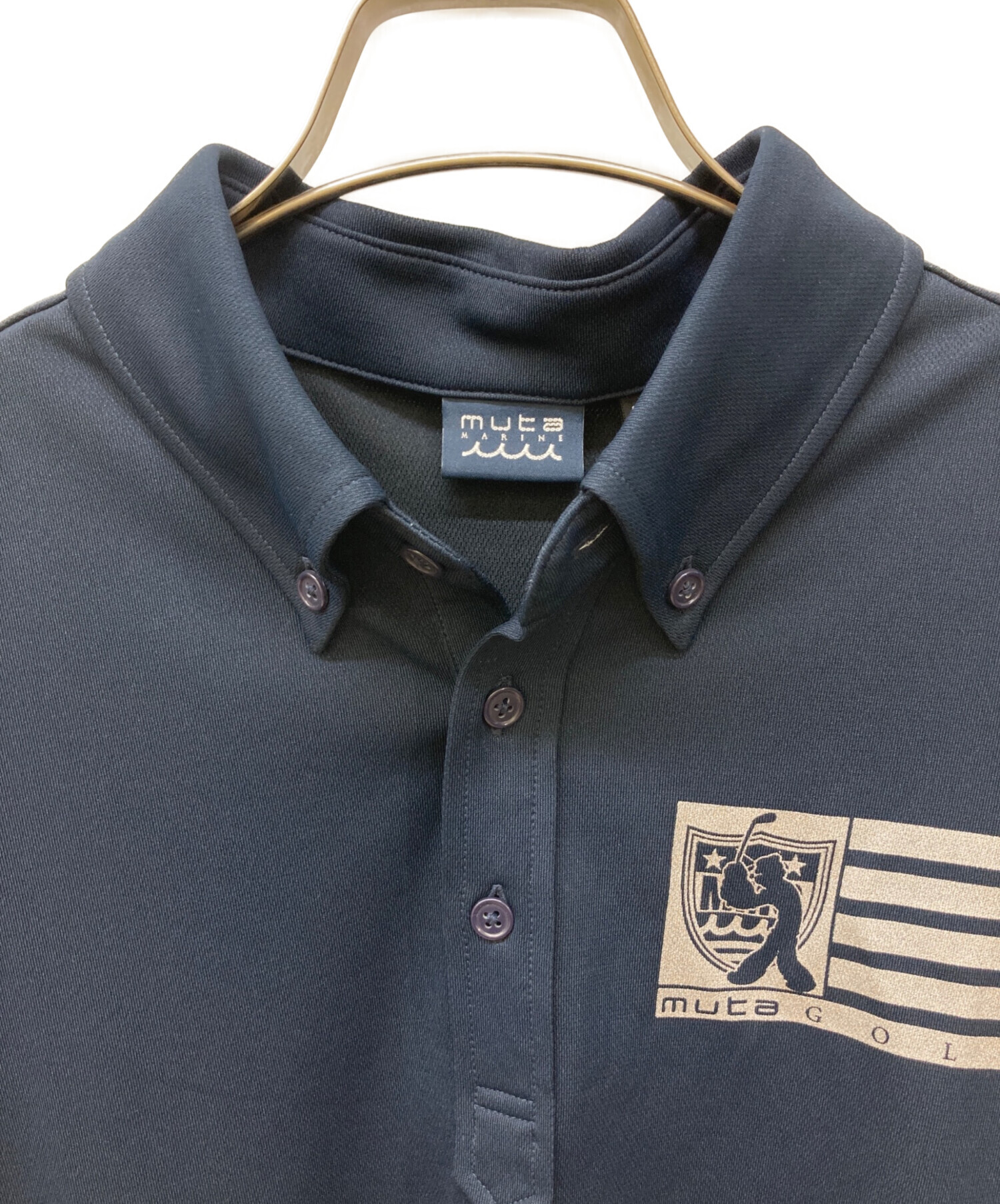中古・古着通販】muta MARINE (ムータマリン) ポロシャツ ネイビー