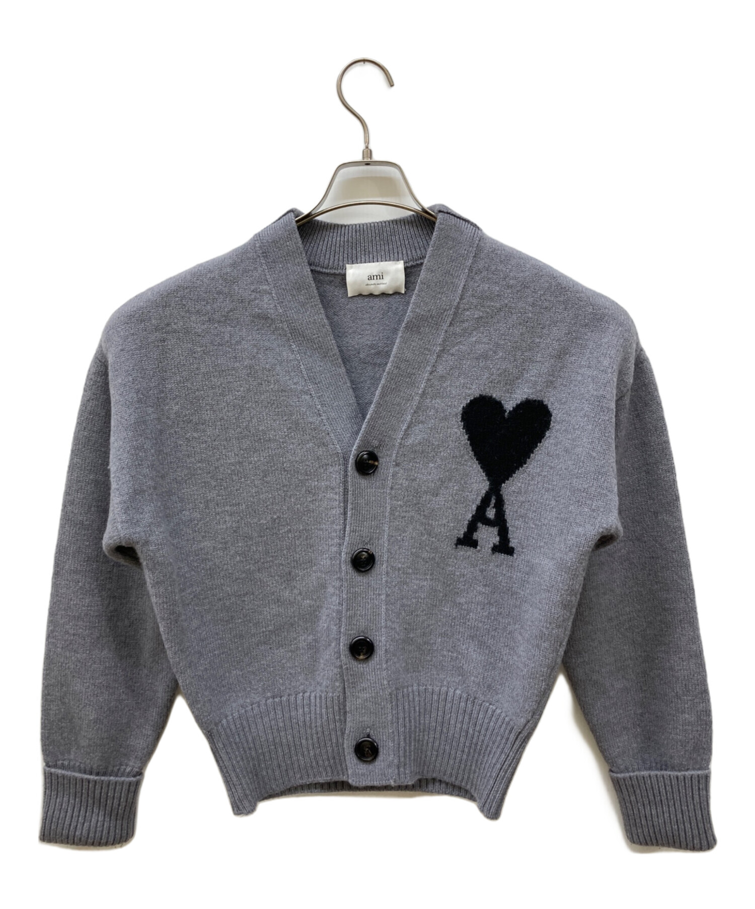 中古・古着通販】AMI PARIS (アミ パリス) ハートロゴカーディガン