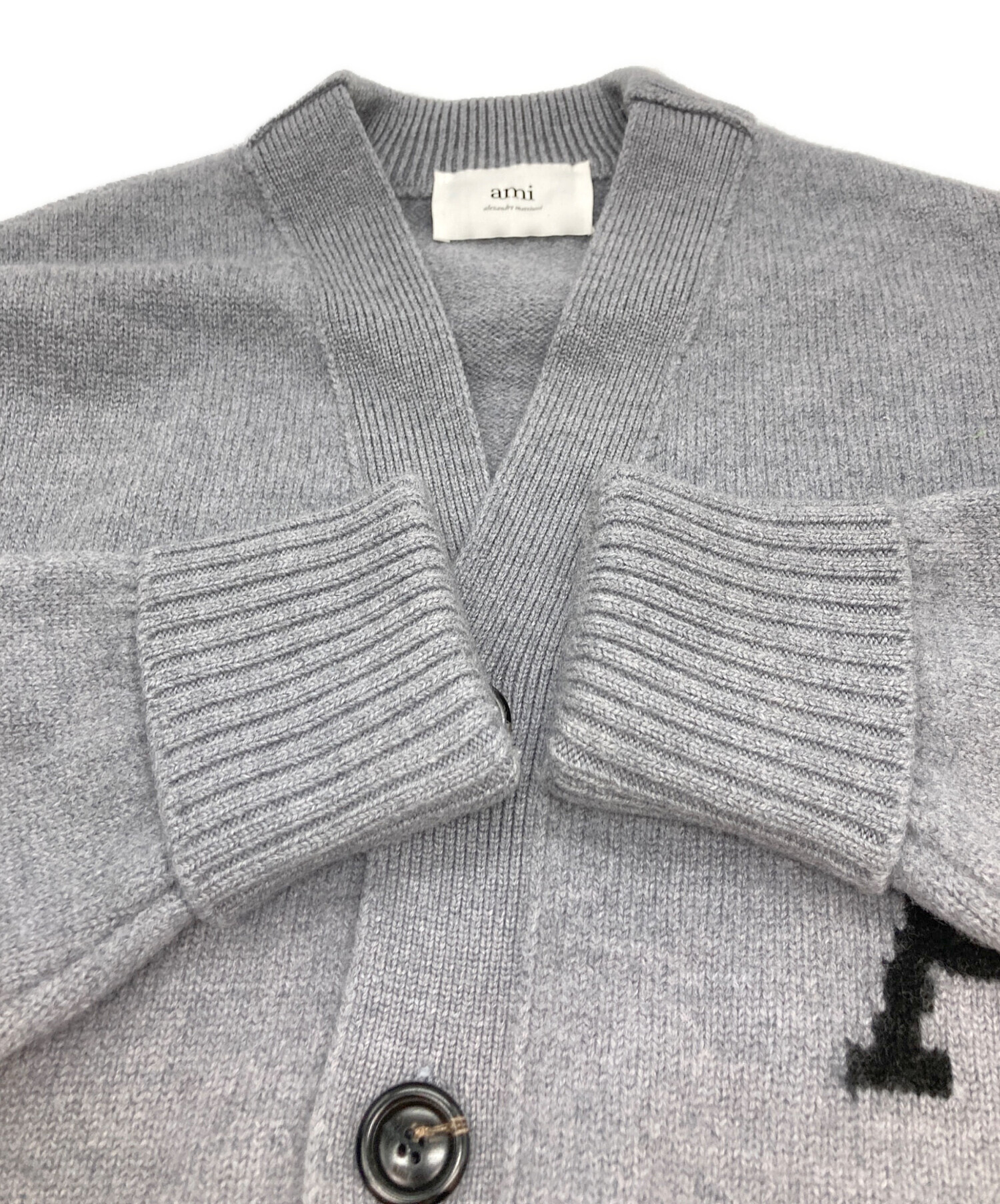 中古・古着通販】AMI PARIS (アミ パリス) ハートロゴカーディガン
