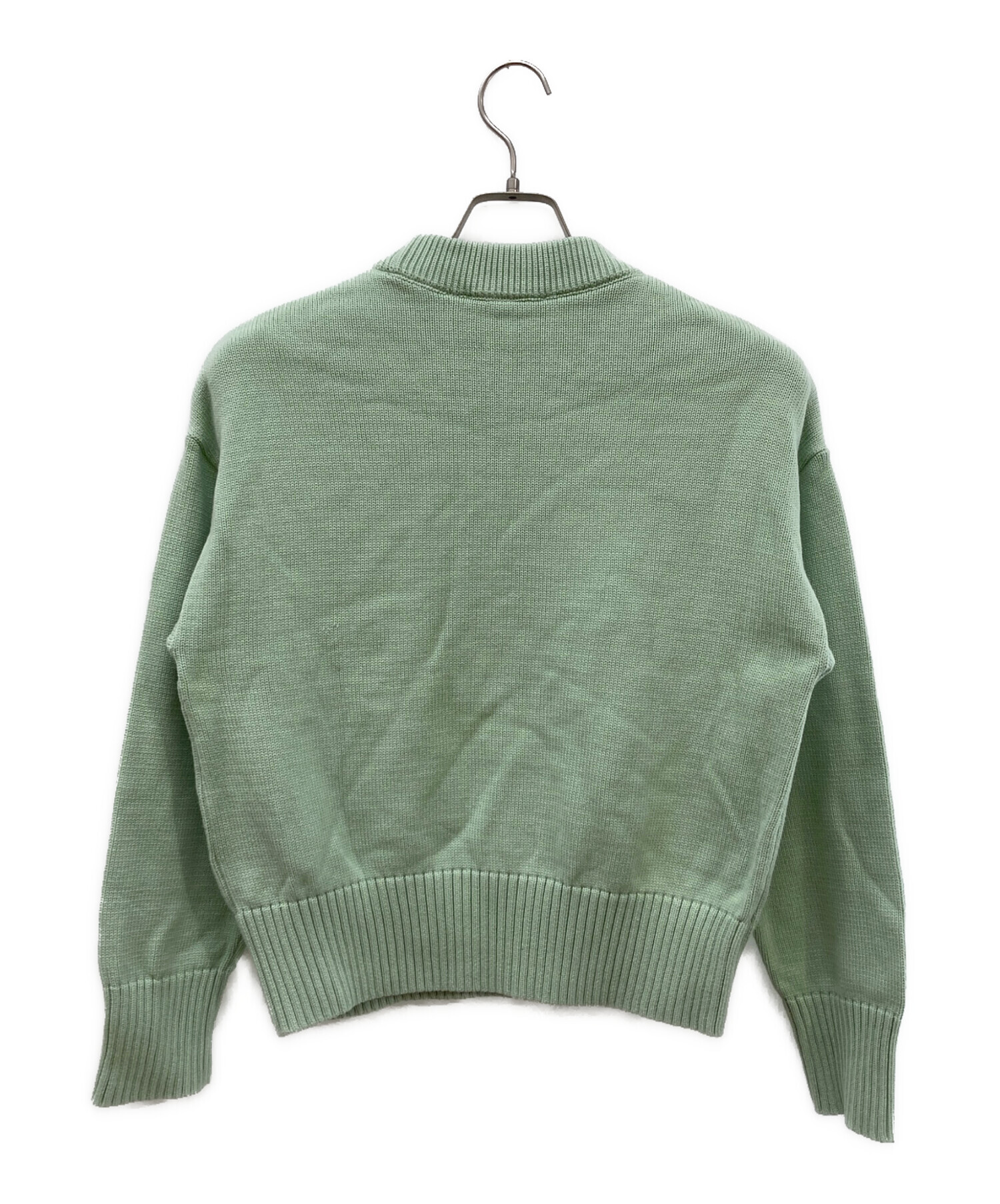 中古・古着通販】AMI PARIS (アミ パリス) ハートロゴニット グリーン