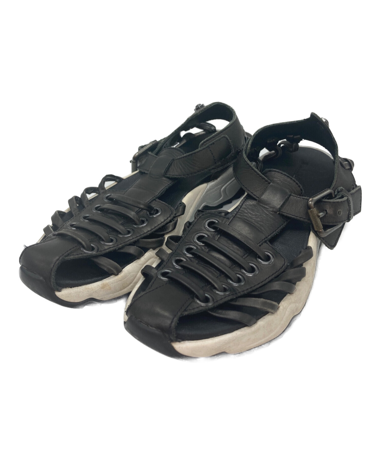 中古・古着通販】DIESEL (ディーゼル) サンダル ブラック サイズ:24