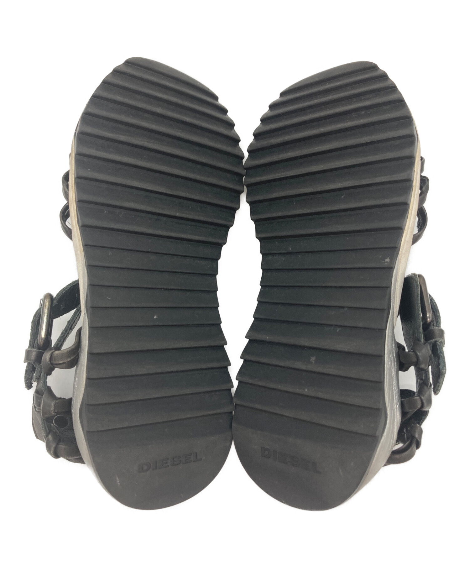 中古・古着通販】DIESEL (ディーゼル) サンダル ブラック サイズ:24