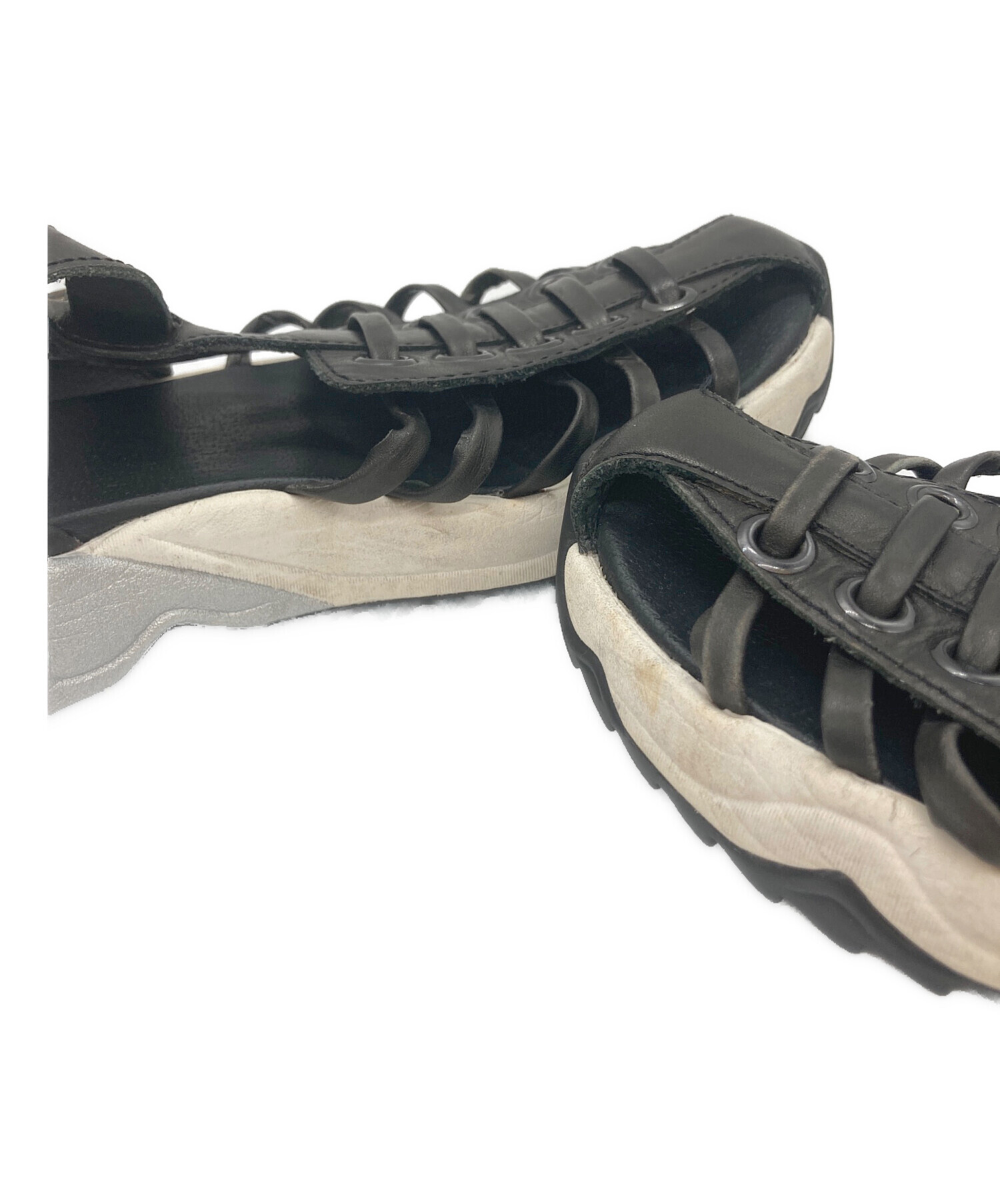 中古・古着通販】DIESEL (ディーゼル) サンダル ブラック サイズ:24