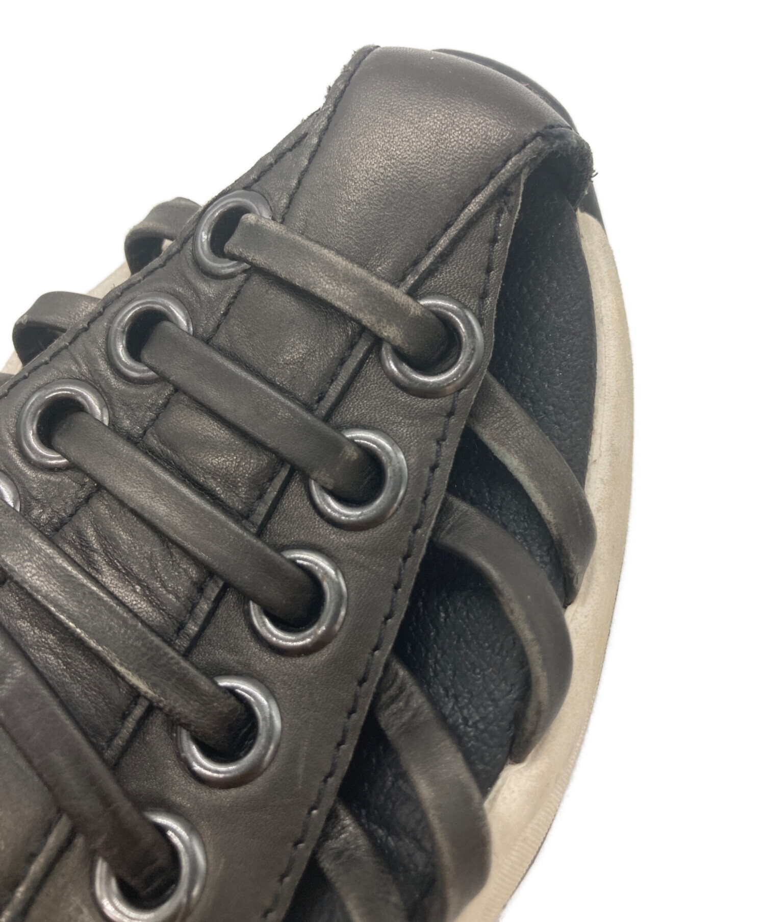 中古・古着通販】DIESEL (ディーゼル) サンダル ブラック サイズ:24