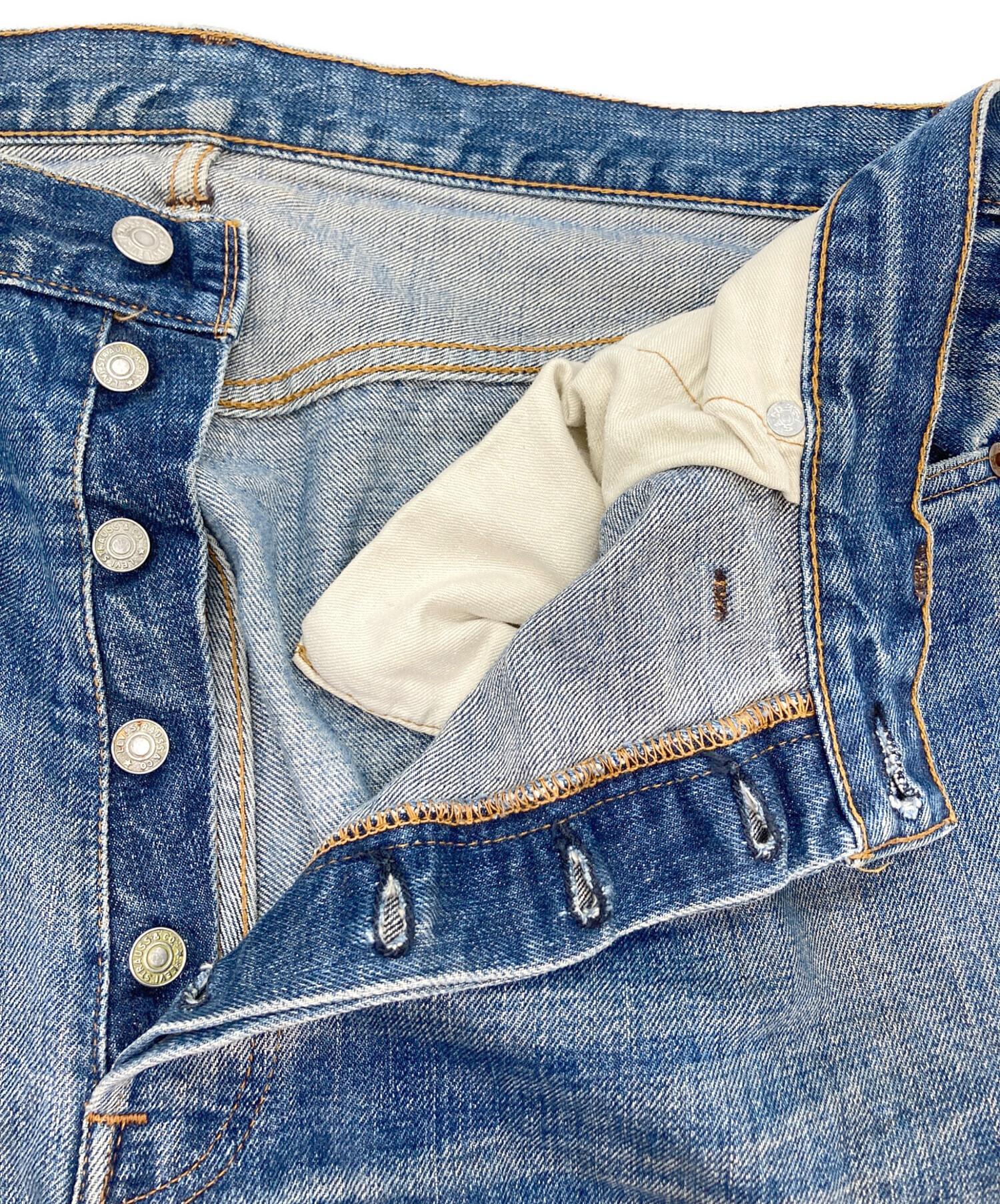 中古・古着通販】LEVI'S (リーバイス) 66前期デニムパンツ インディゴ